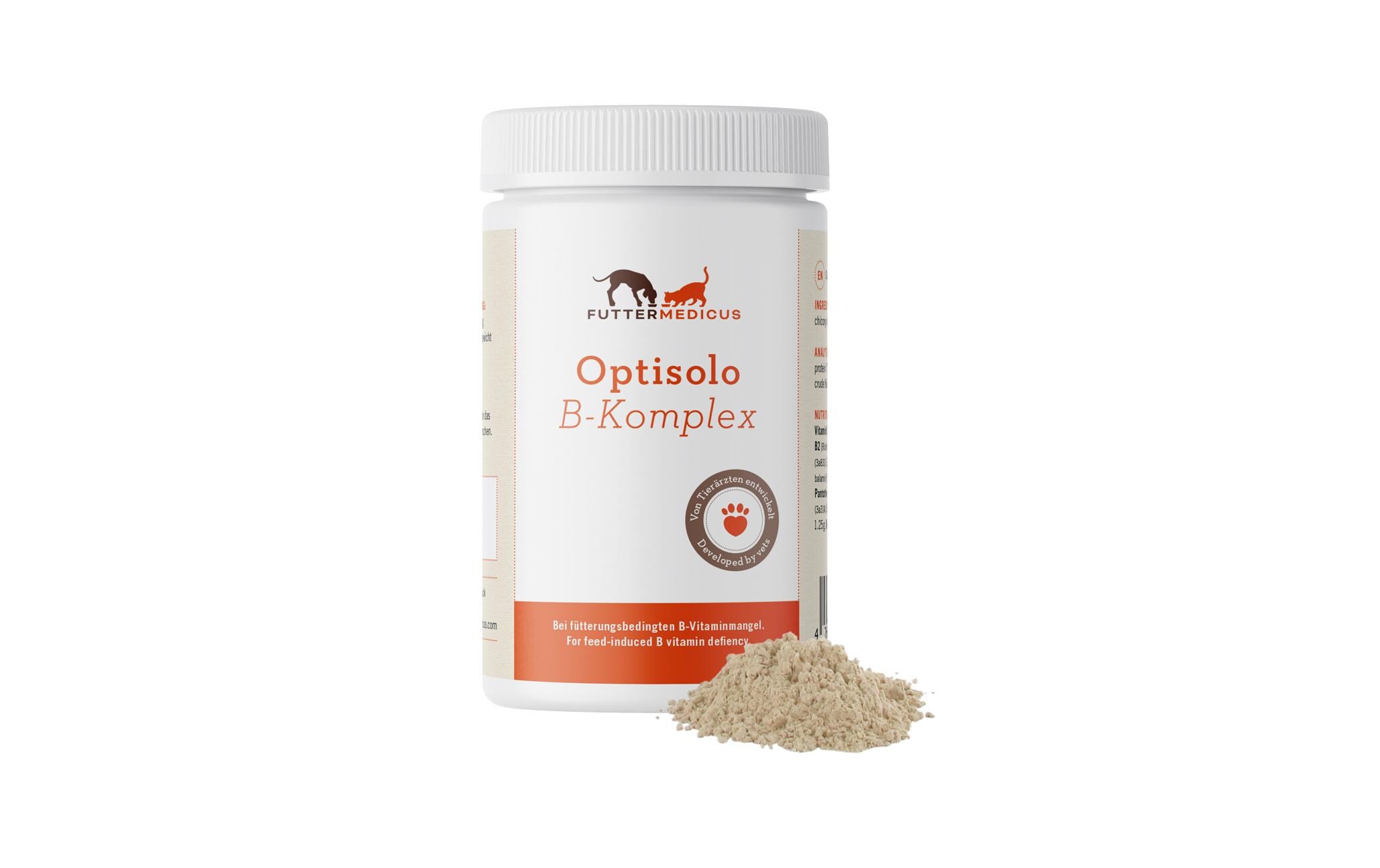 Futtermedicus Hunde-Nahrungsergänzung Vitamin B-Komplex Pulver, 100 g