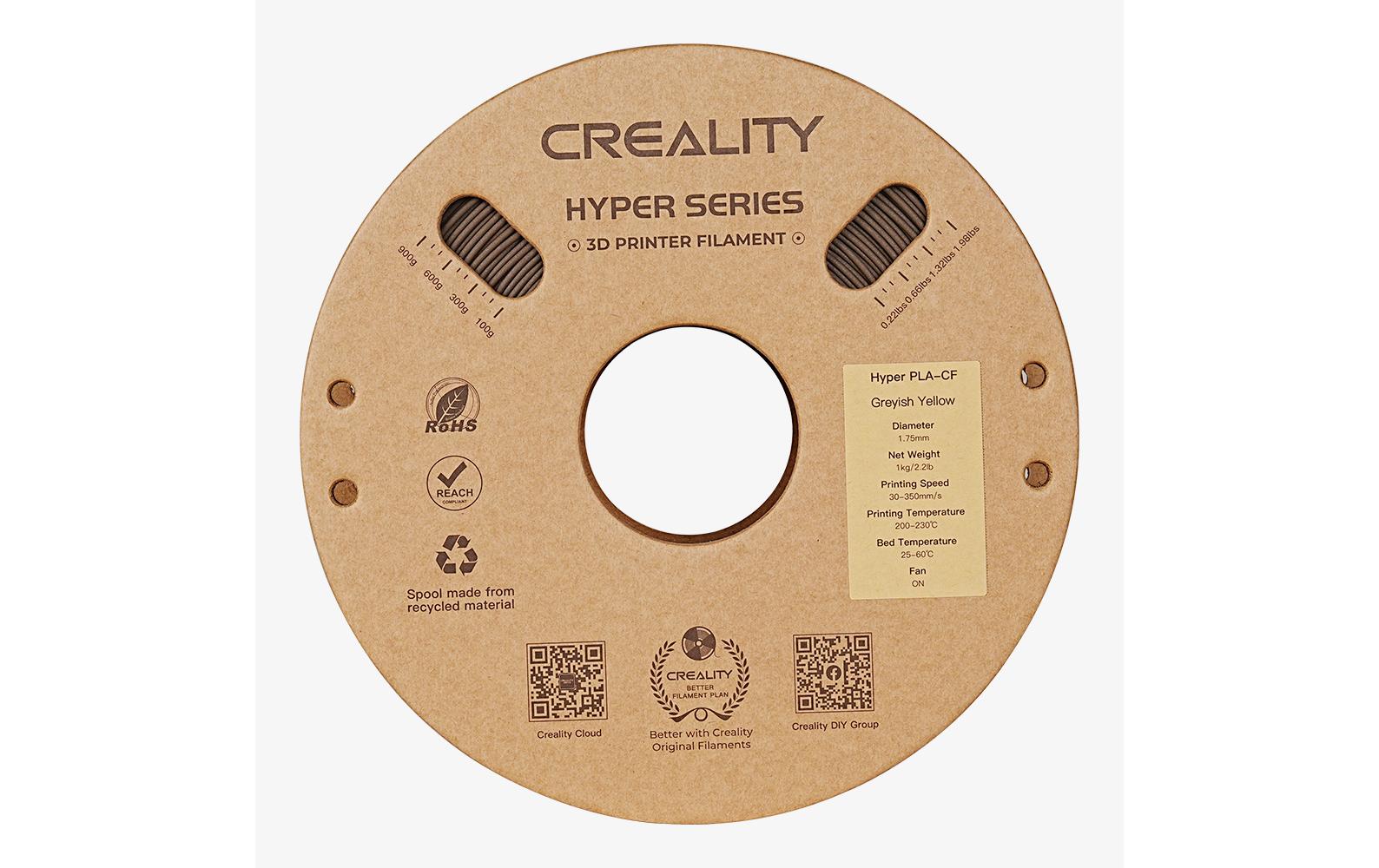 Creality Filament PLA Hyper Carbon Beige, 1.75 mm, 1 kg