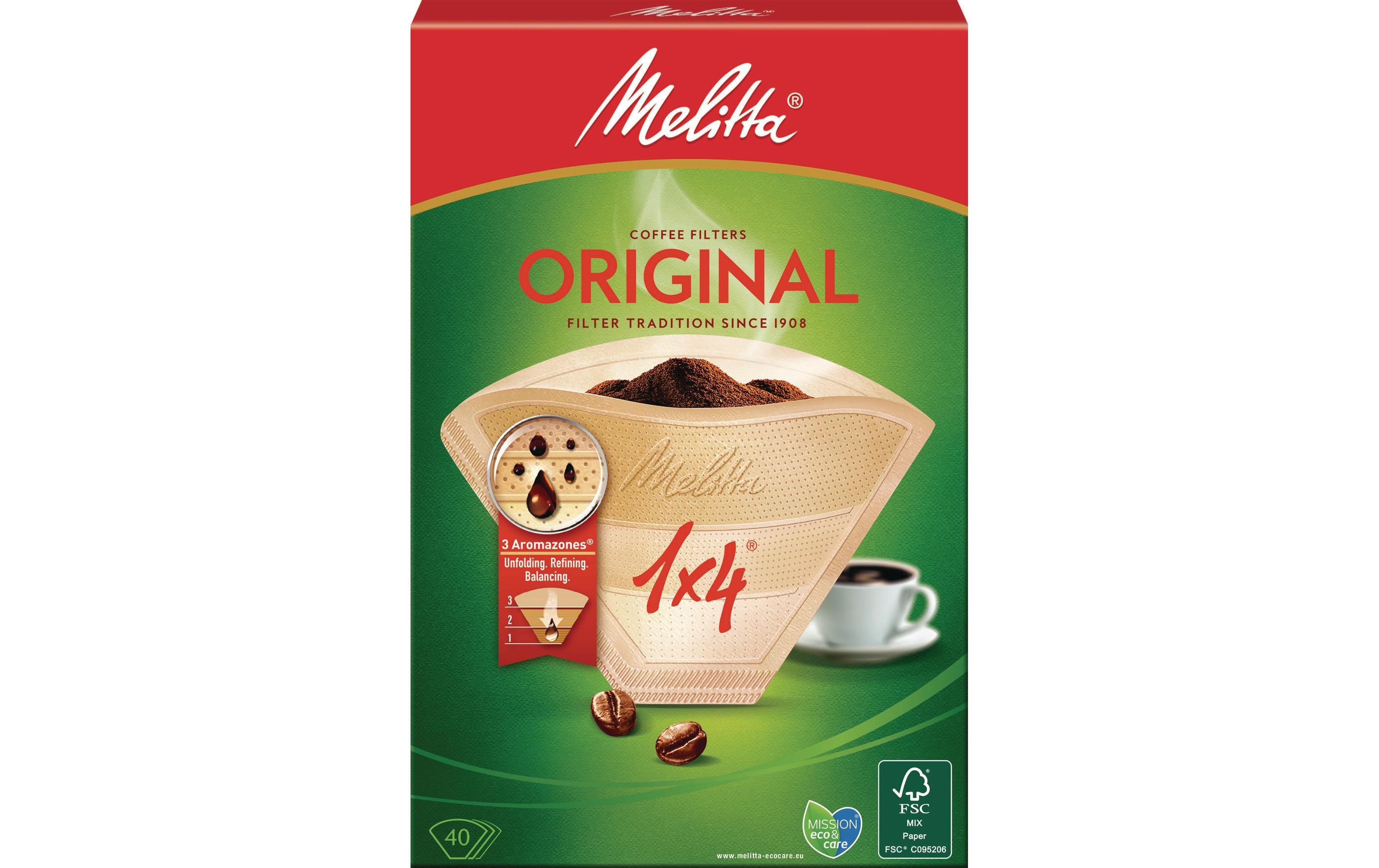 Melitta Filtertüte Original 1x4 40 Stück