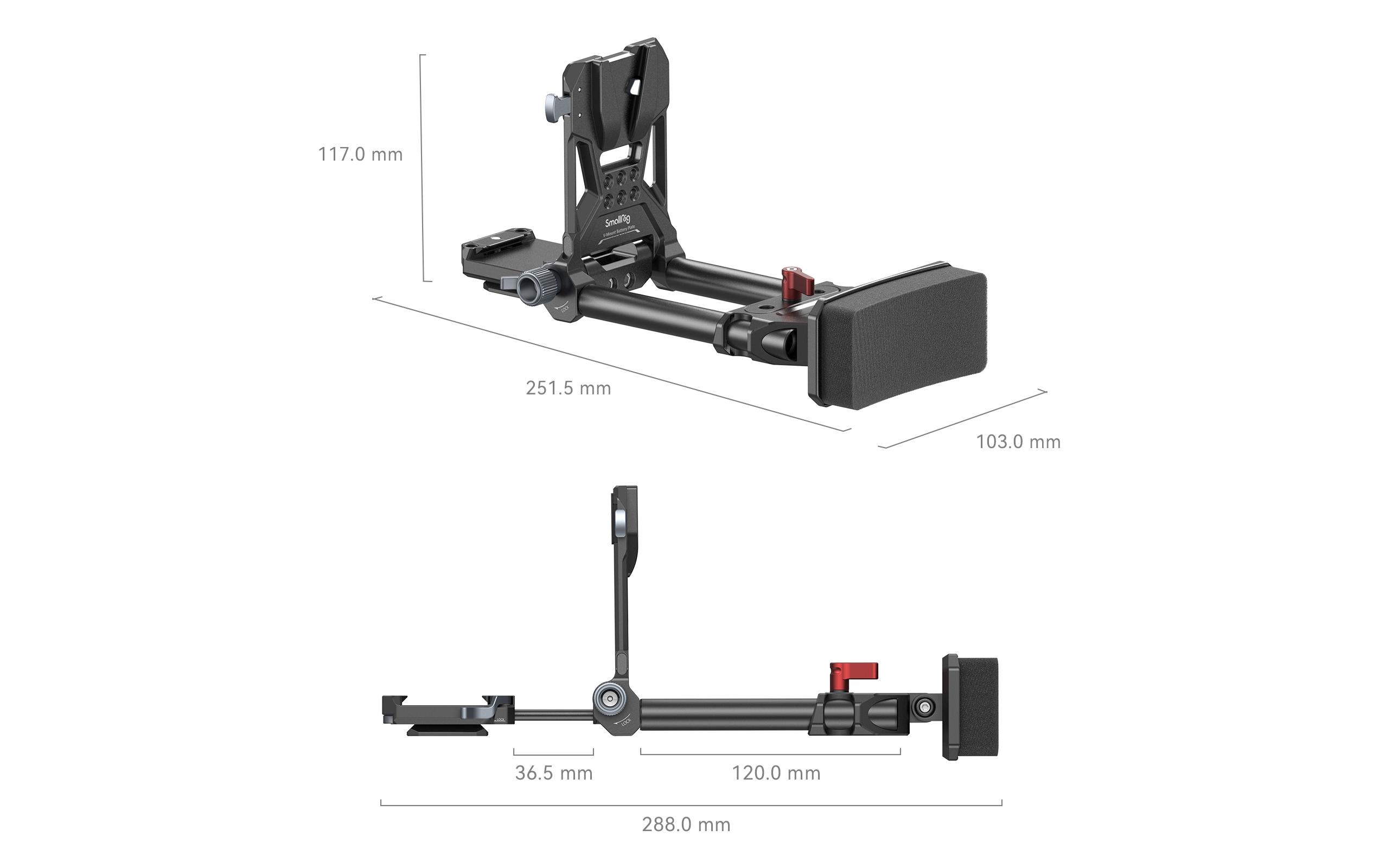 Smallrig V-Mount-Akkuplatte Advanced Mounting System