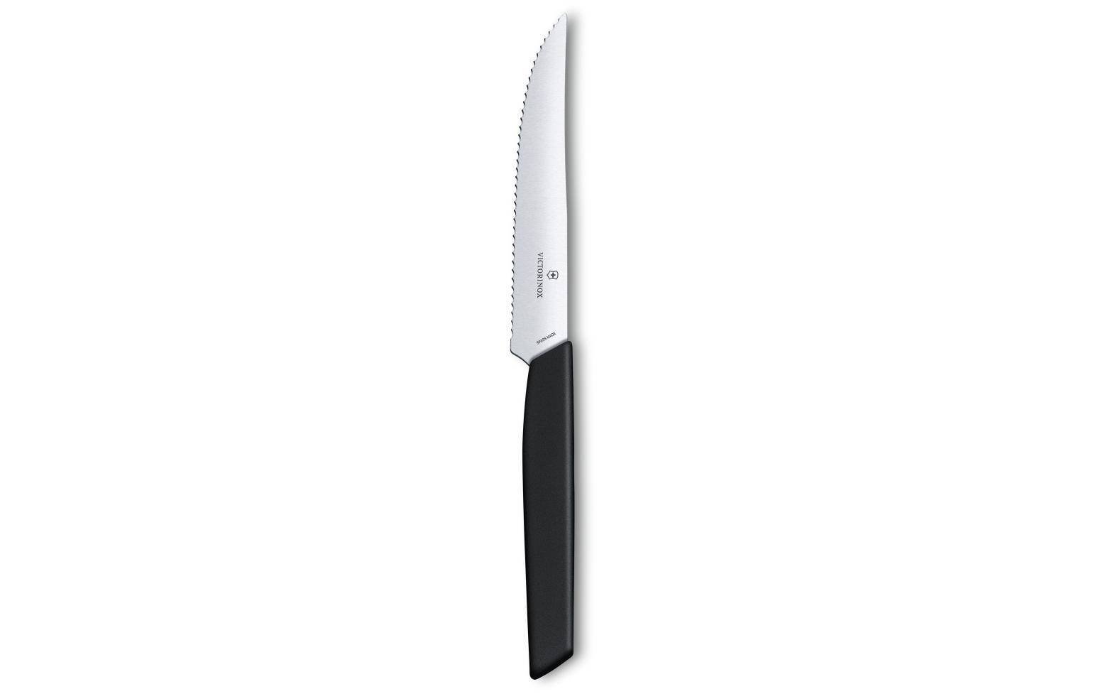 Victorinox Steakmesser Swiss Modern 1 Stück, Schwarz