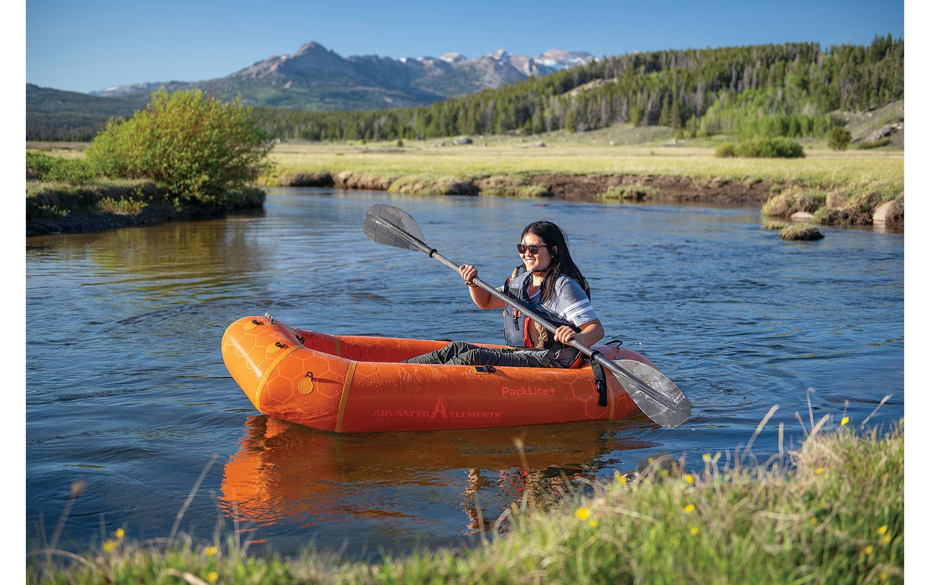 Advanced Elements Kajak PackLite+ Packraft Sunset Orange