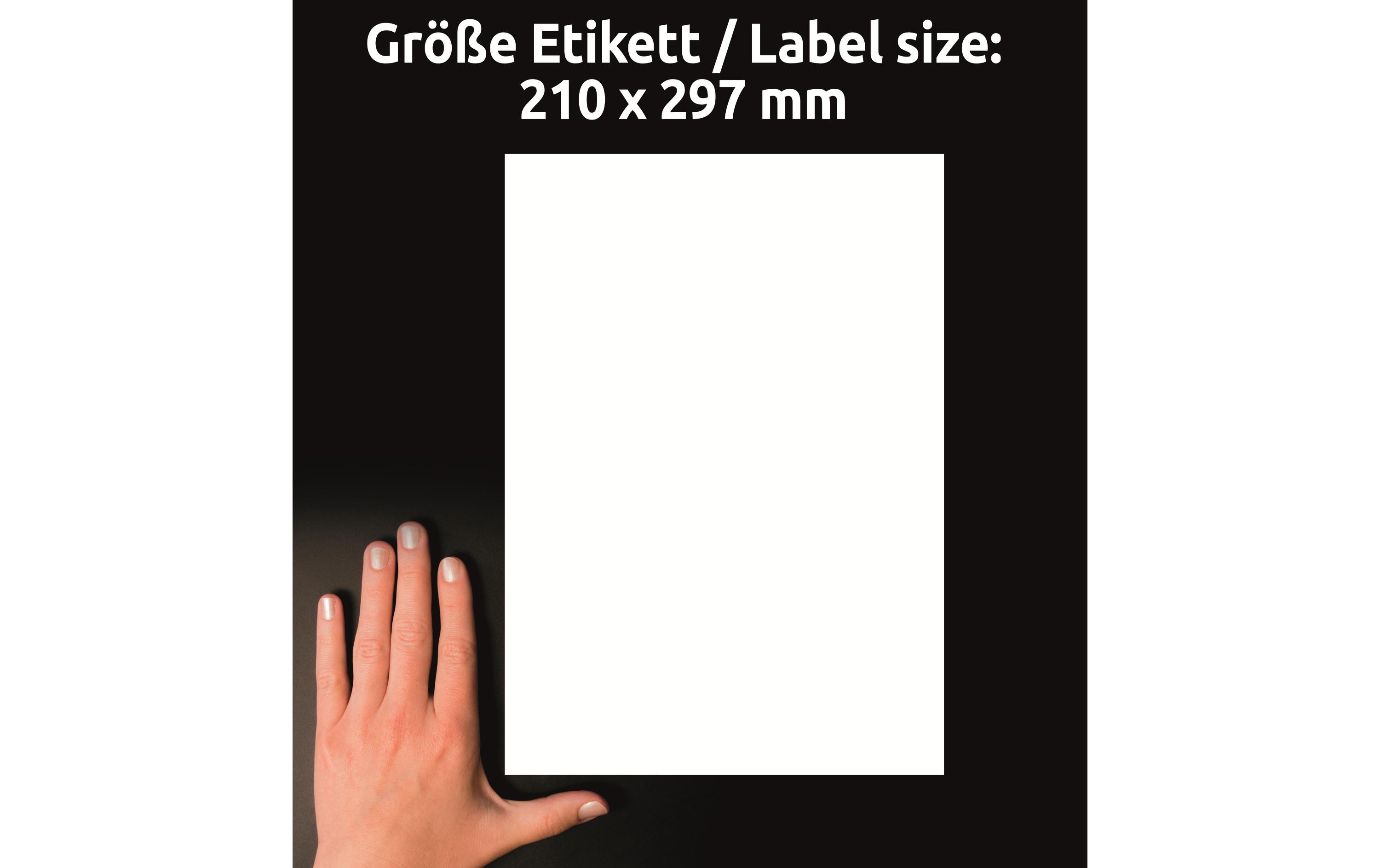 Avery Zweckform Universal-Etiketten 3478 210 x 297 mm, 220 Blatt