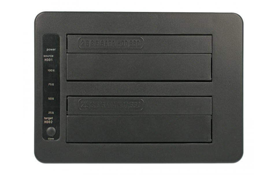 Delock Docking- und Klonstation Dual Sata HDD / SSD