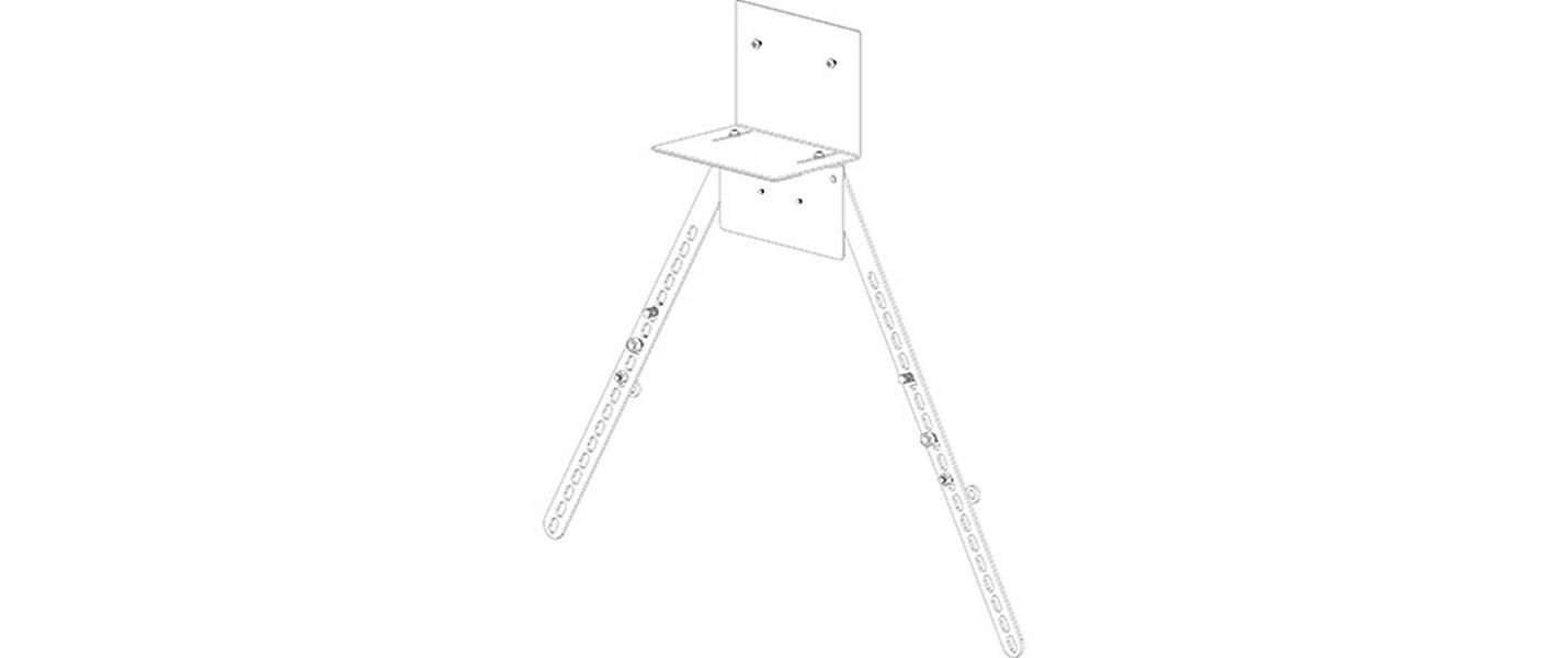 Barco Zubehör ClickShare Bar TV Mount