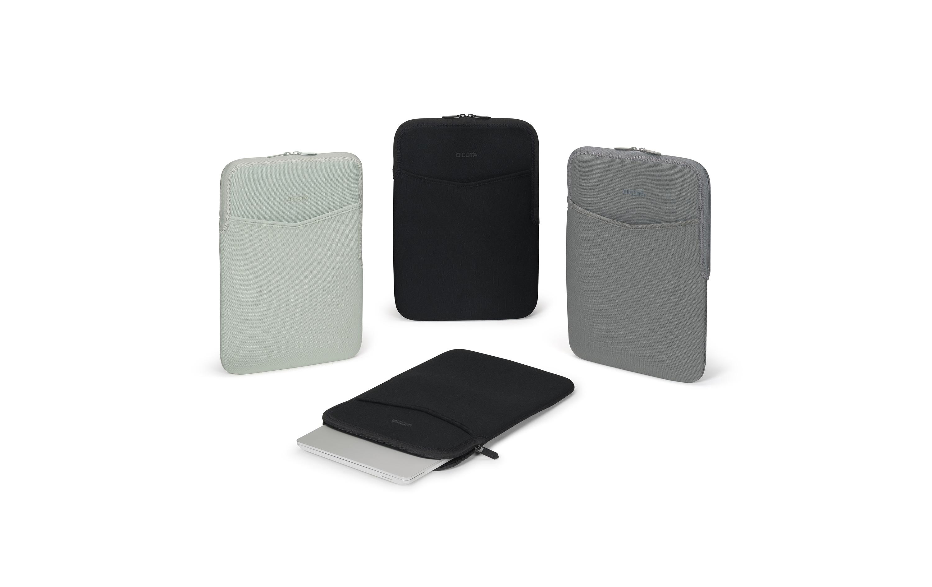 DICOTA Notebook-Sleeve Eco Slim L 15 Grau