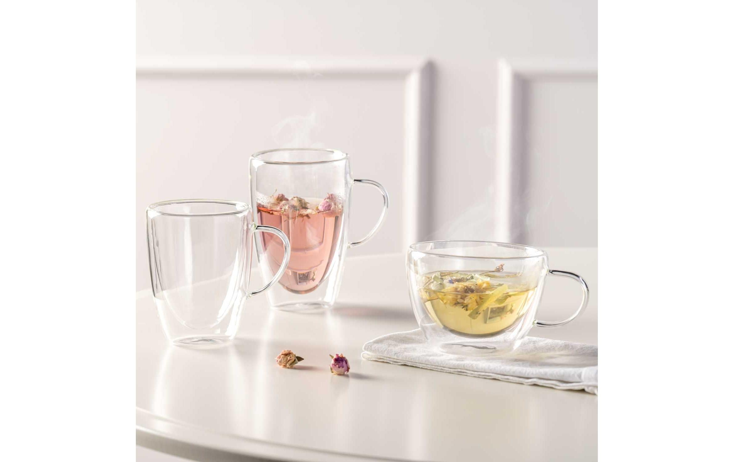 Leonardo Teetasse Duo 360 ml, 2 Stück, Transparent