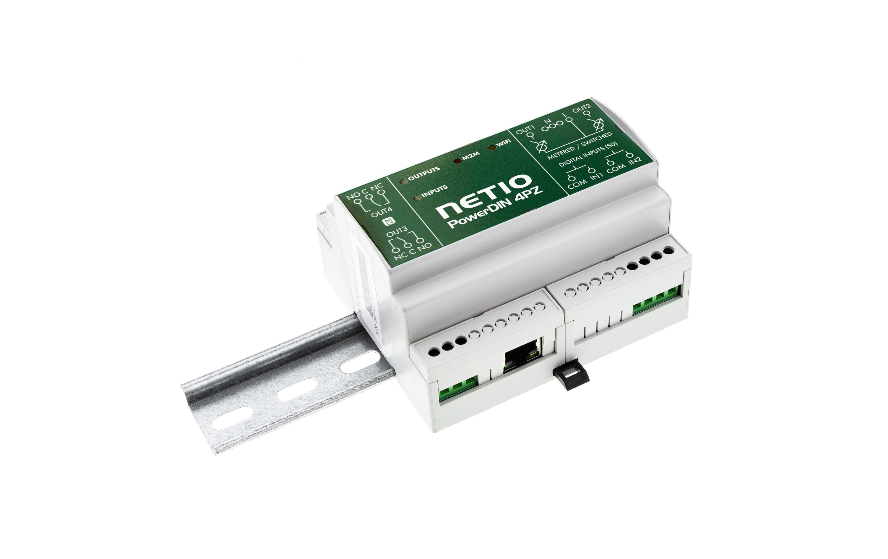 NETIO IP-Hutschienenrelais PowerDIN 4PZ