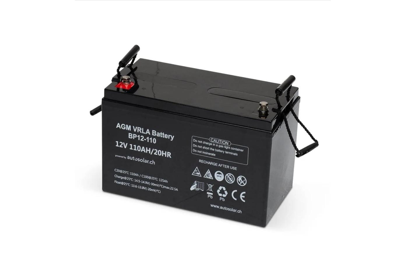 autosolar Batterie AGM 110 Ah 12 V