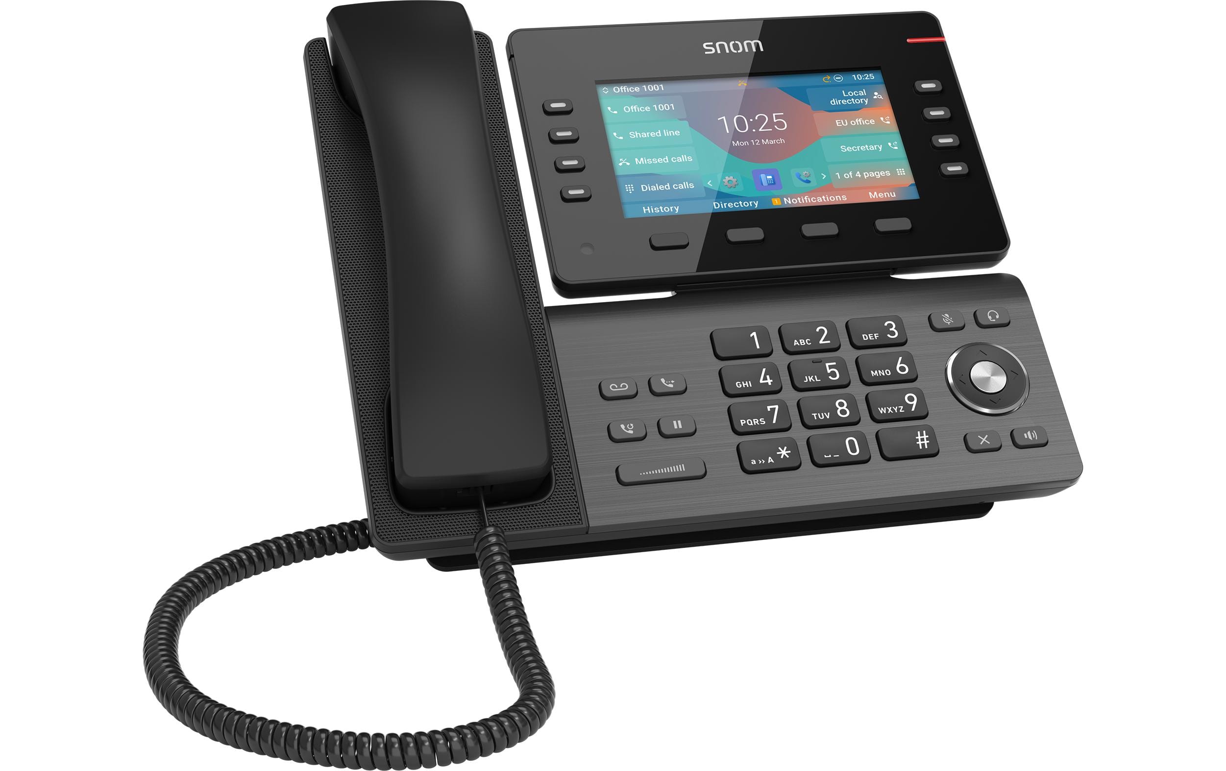 snom Tischtelefon D862 Schwarz