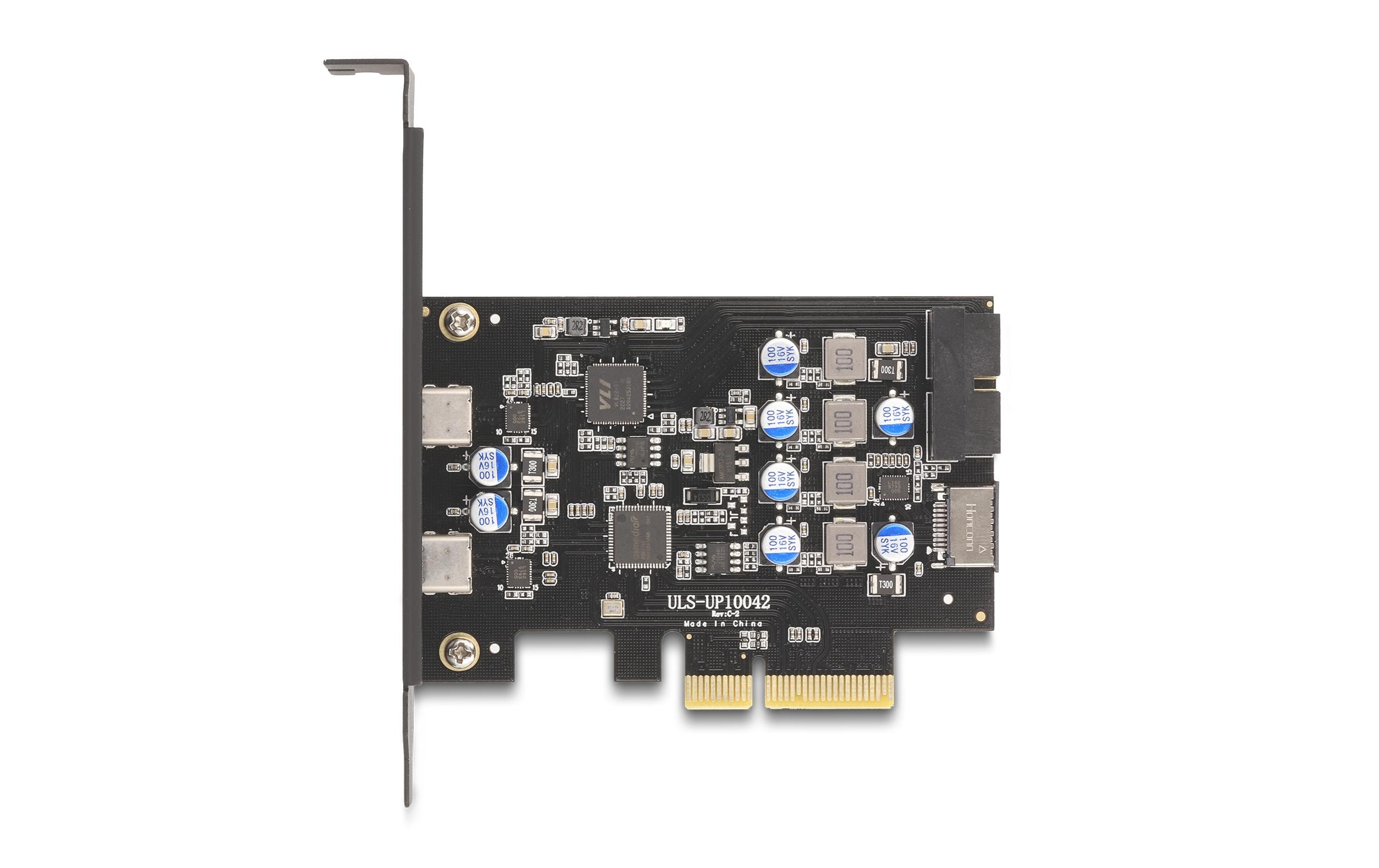 Delock PCI-Express-Karte 90345 2x USB Typ-C LP