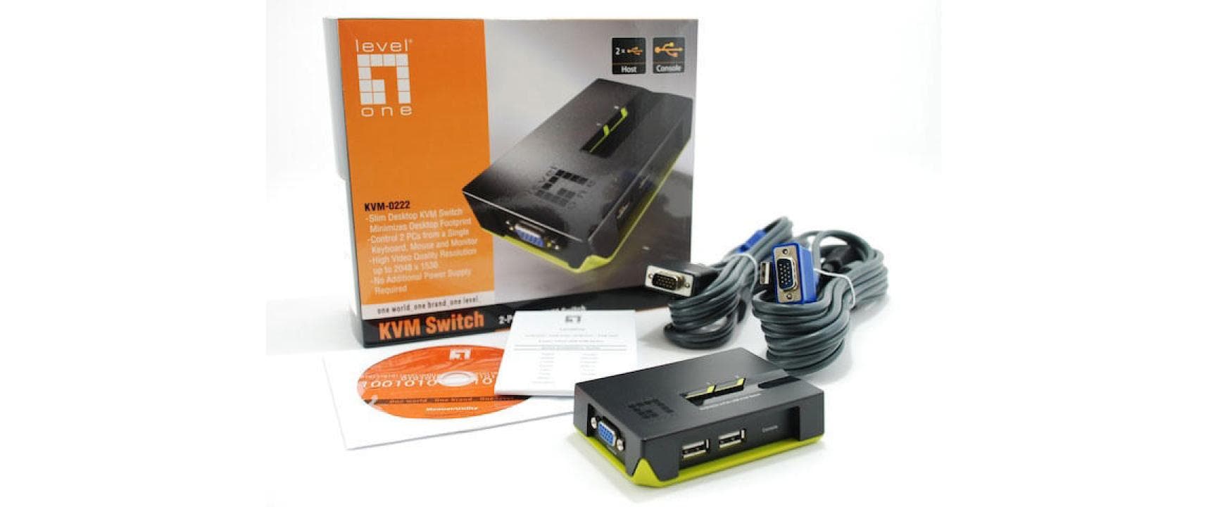 LevelOne KVM Switch KVM-0222