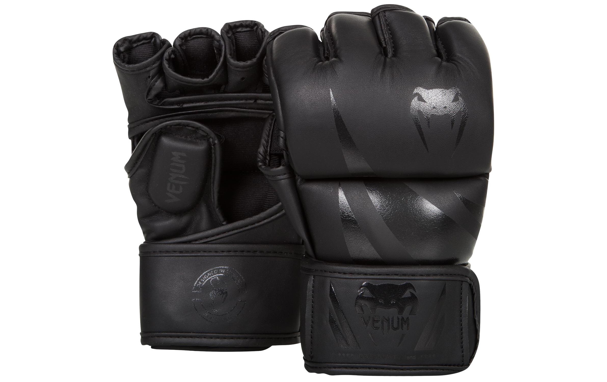 Venum Challenger MMA Gloves, Matt/Schwarz GR S