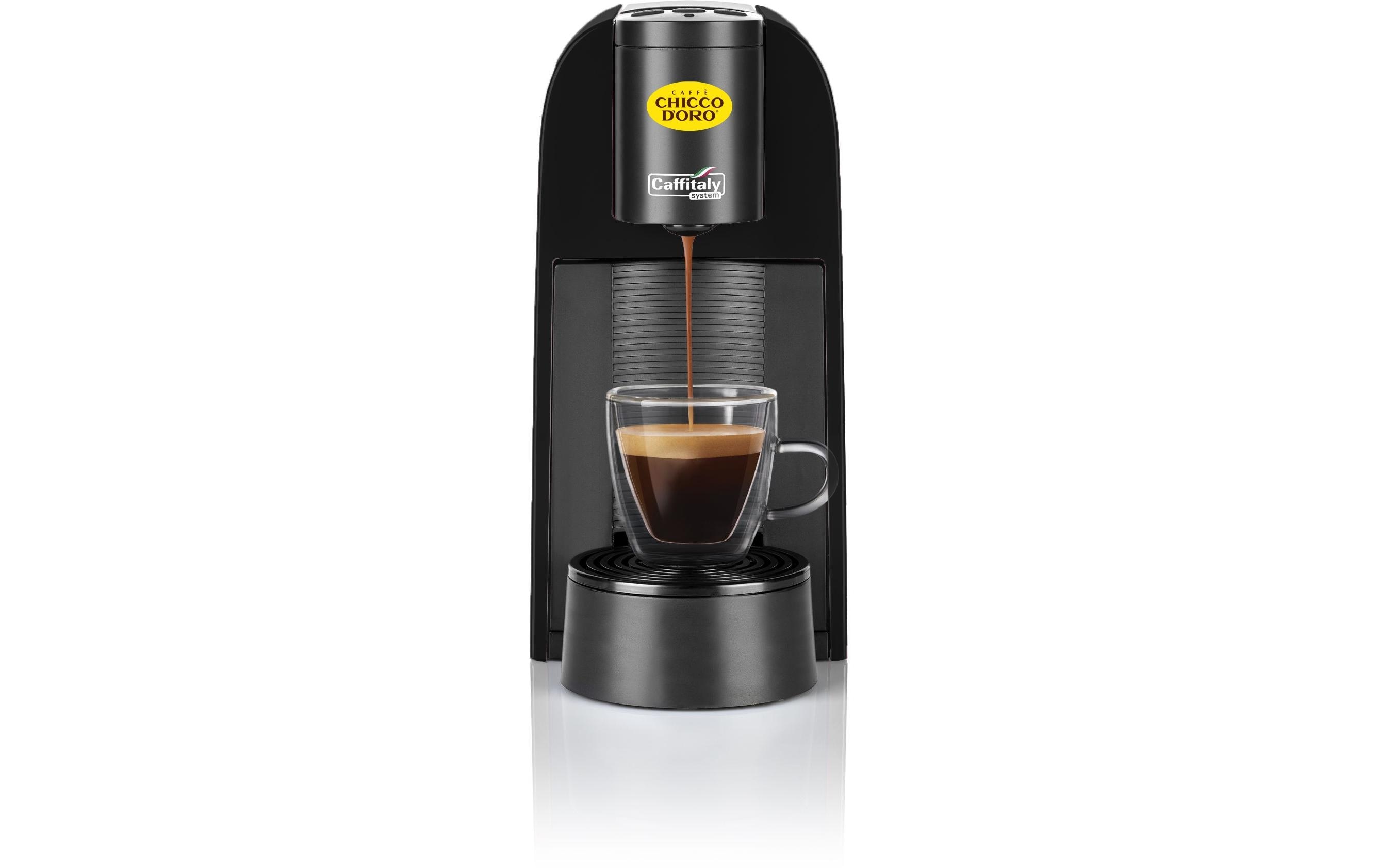 Chicco d'Oro Kapselmaschine Caffitaly S33 Maia Schwarz