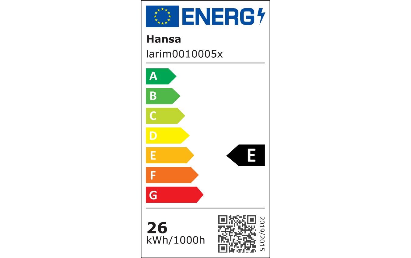 Hansa Bürostehleuchte LED Larimar 58 W, 4000 Kelvin, Schwarz