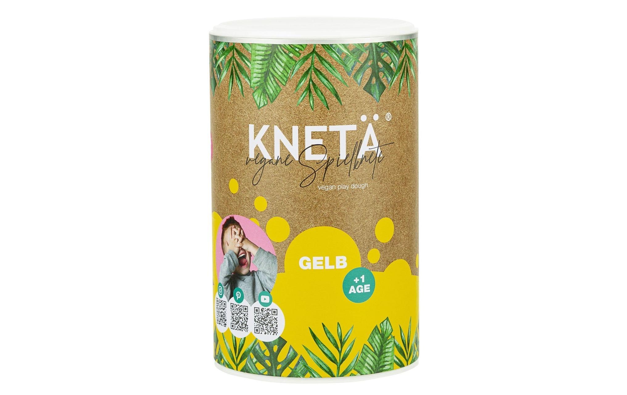 KNETÄ Knetmasse XXL Papierdose 1 kg Gelb