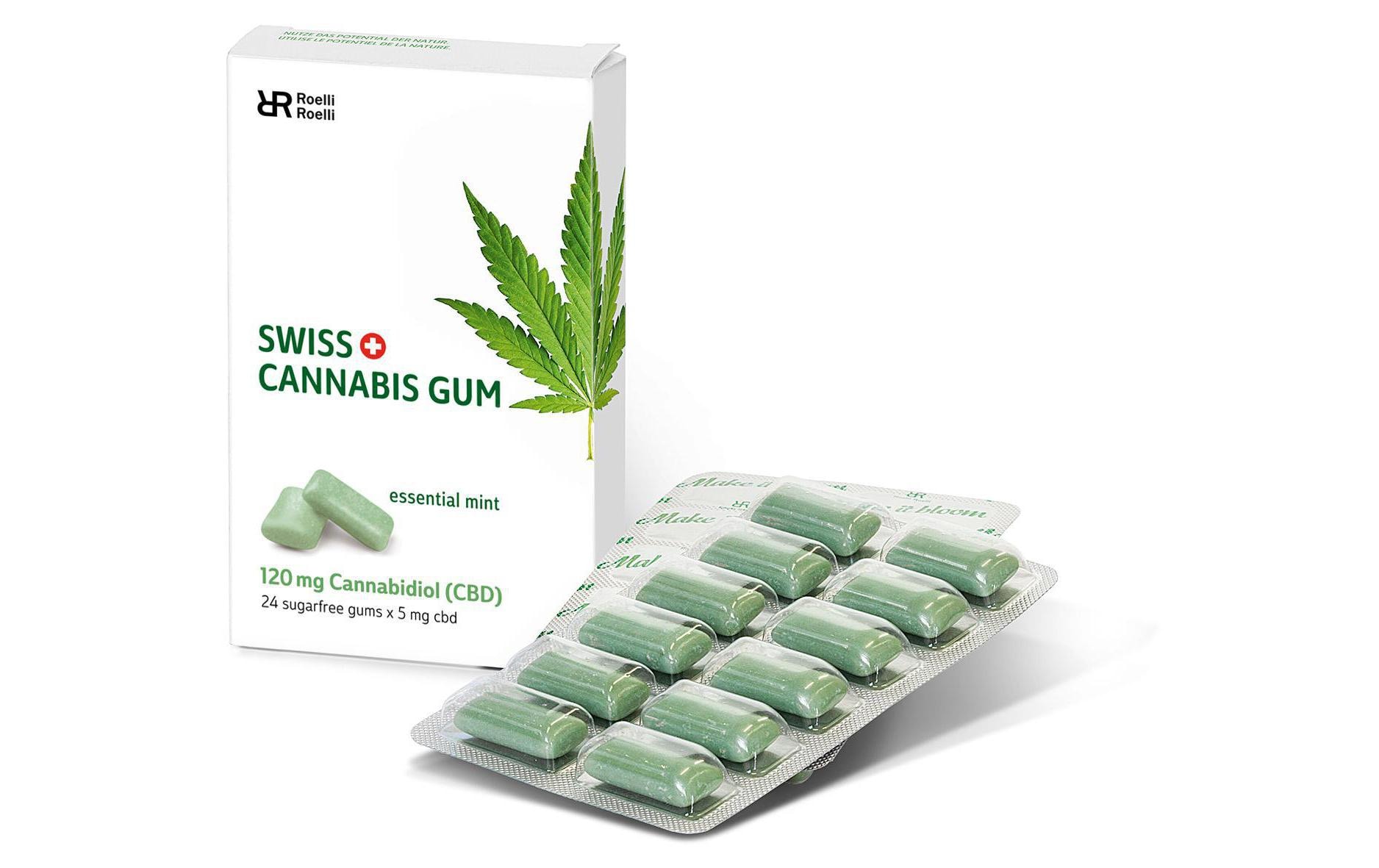 Roelli Roelli Kaugummi Swiss Cannabis Gum 24 Stück