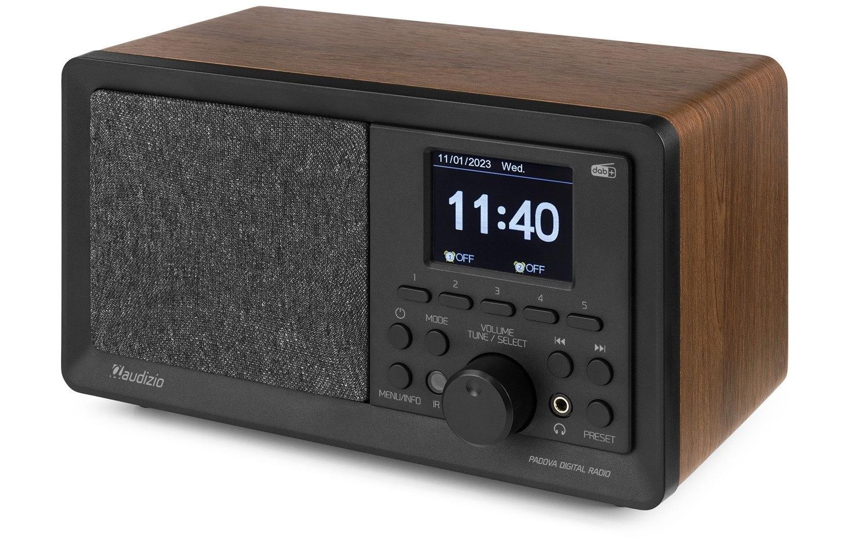 Audizio DAB+ Radio Padova Braun/Schwarz