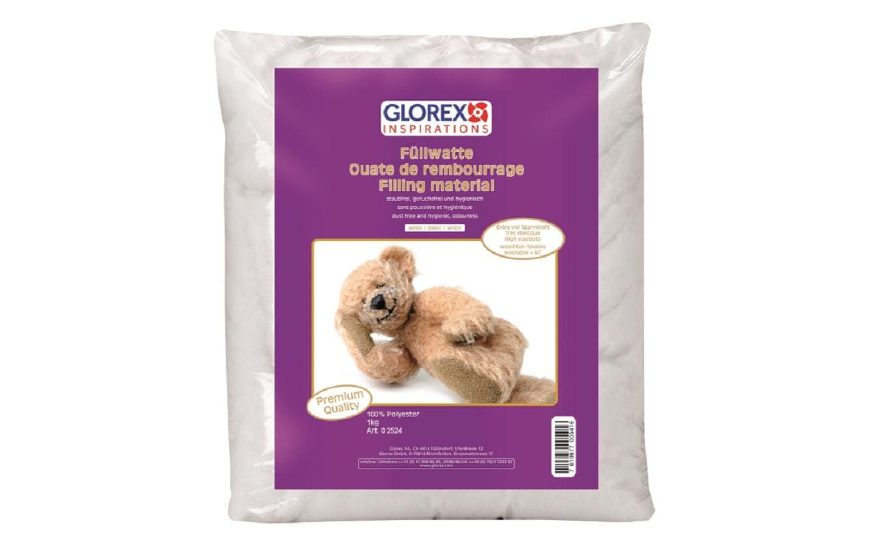 Glorex Füllwatte Weiss, 1 kg