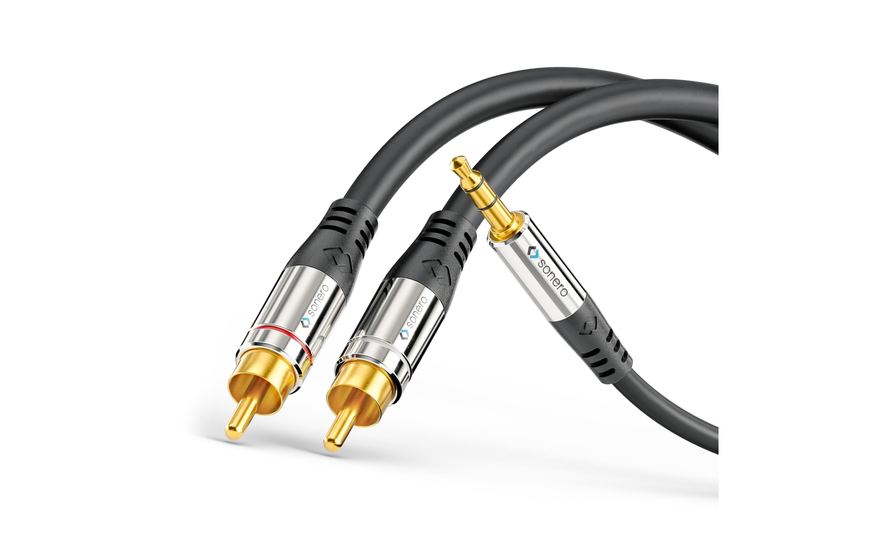 sonero Audio-Kabel 3.5 mm Klinke - Cinch 0.5 m