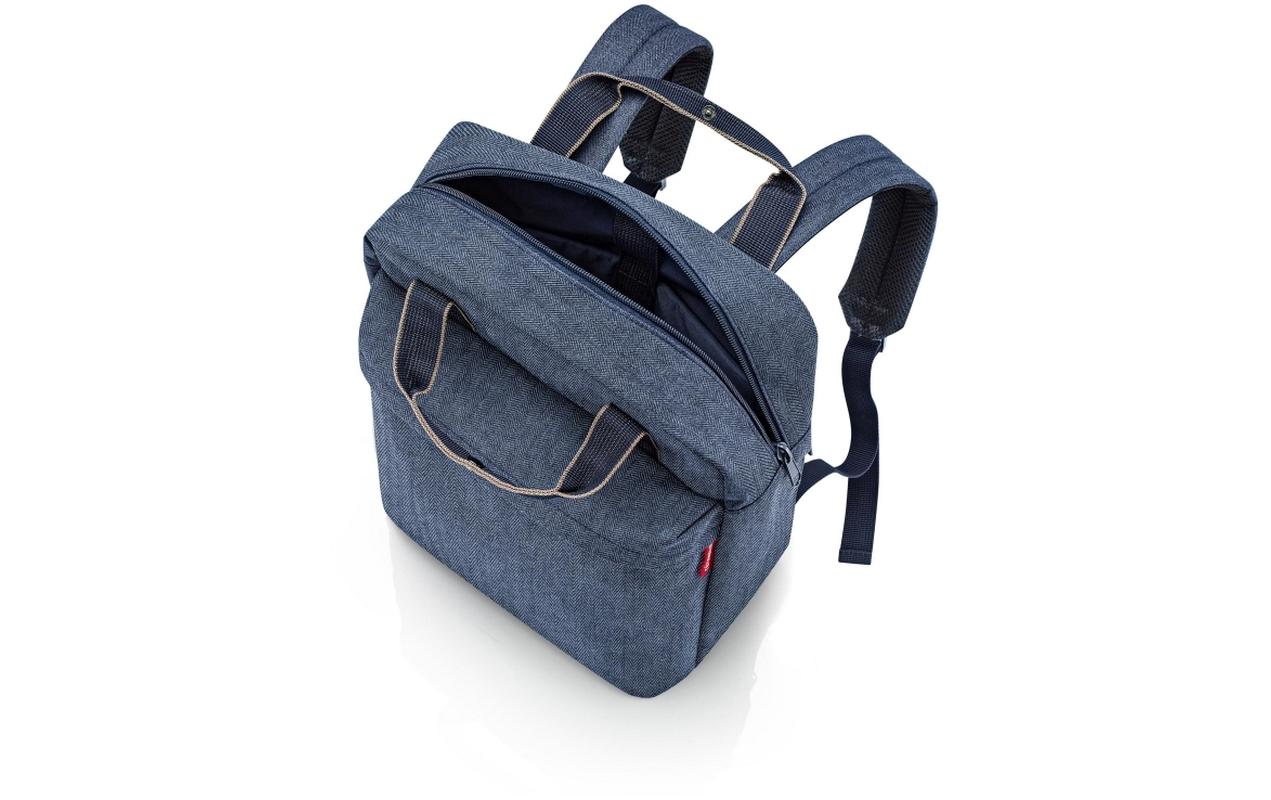 Reisenthel Rucksack Allday M Herringbone Dark Blue