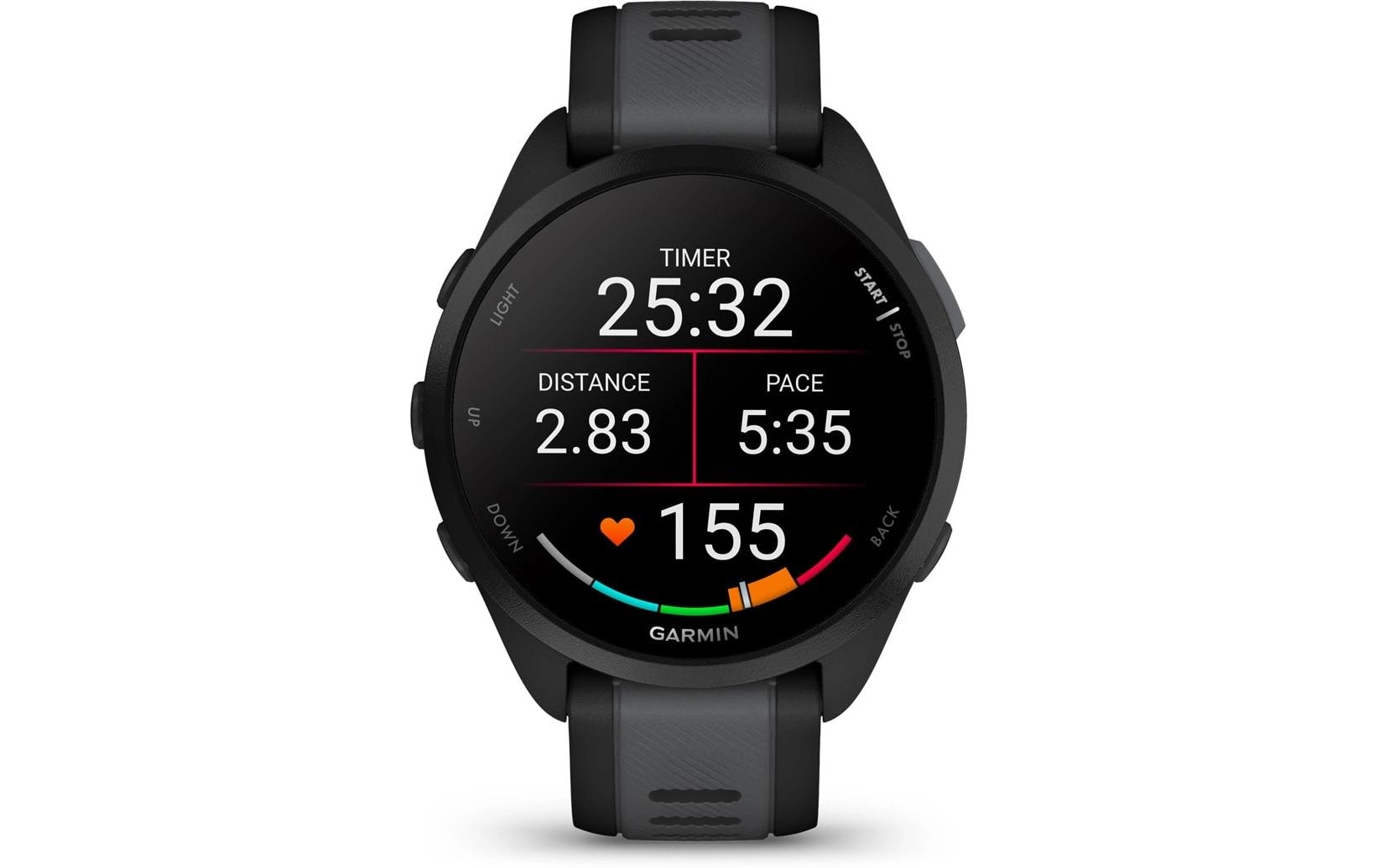 GARMIN Sportuhr Forerunner 165 Music Dunkelgrau