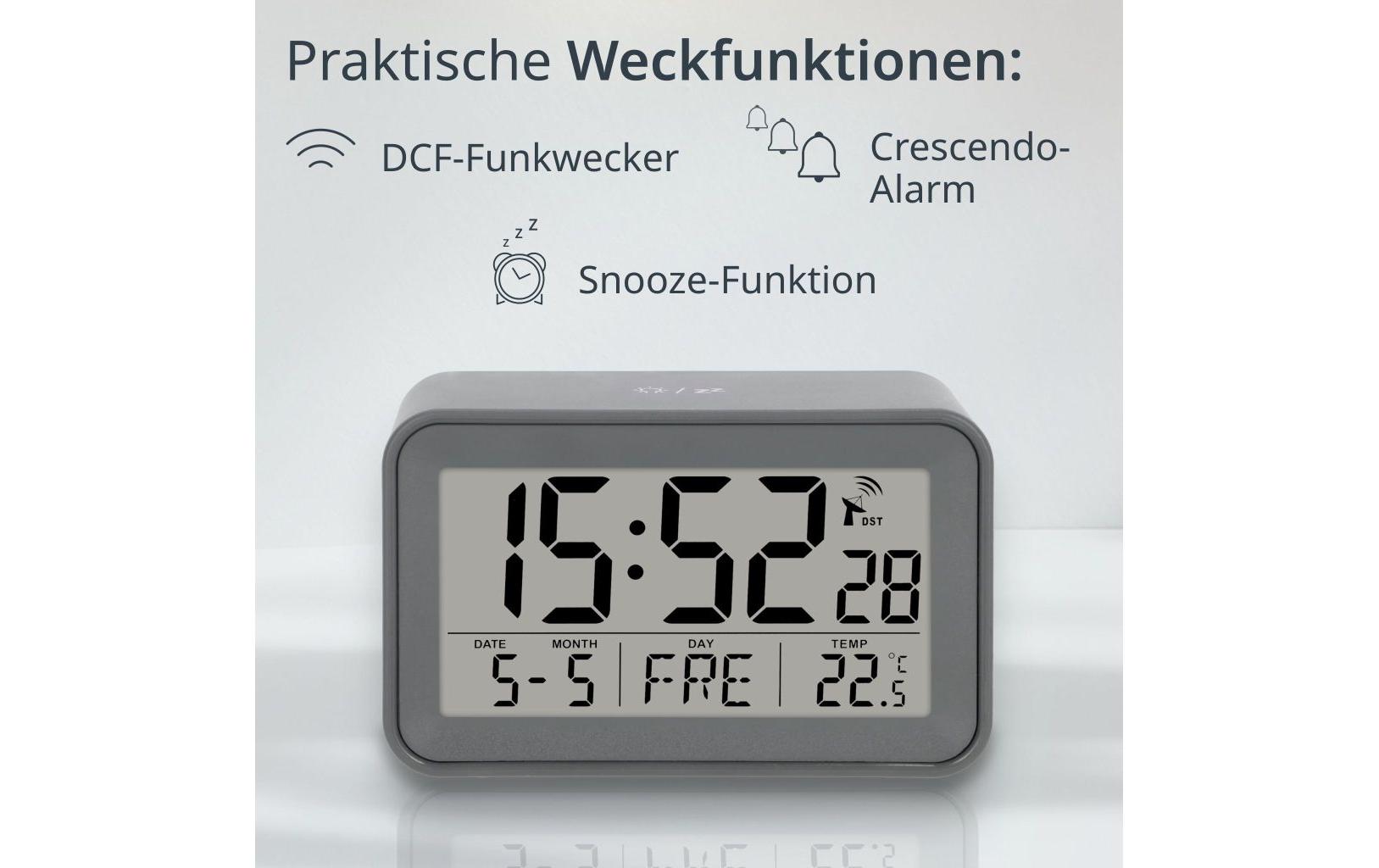 ADE Funkwecker mit Kalender