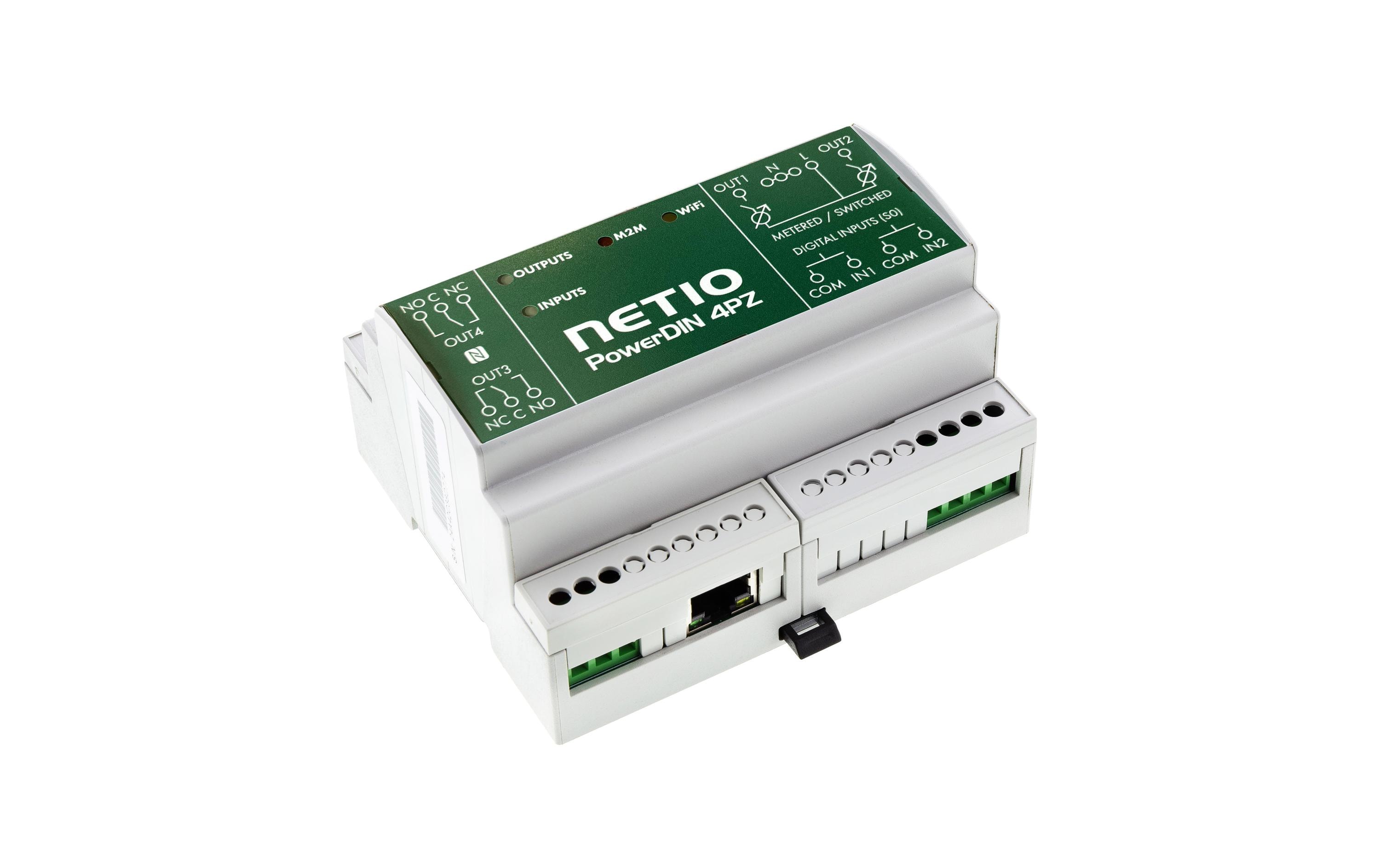 NETIO IP-Hutschienenrelais PowerDIN 4PZ