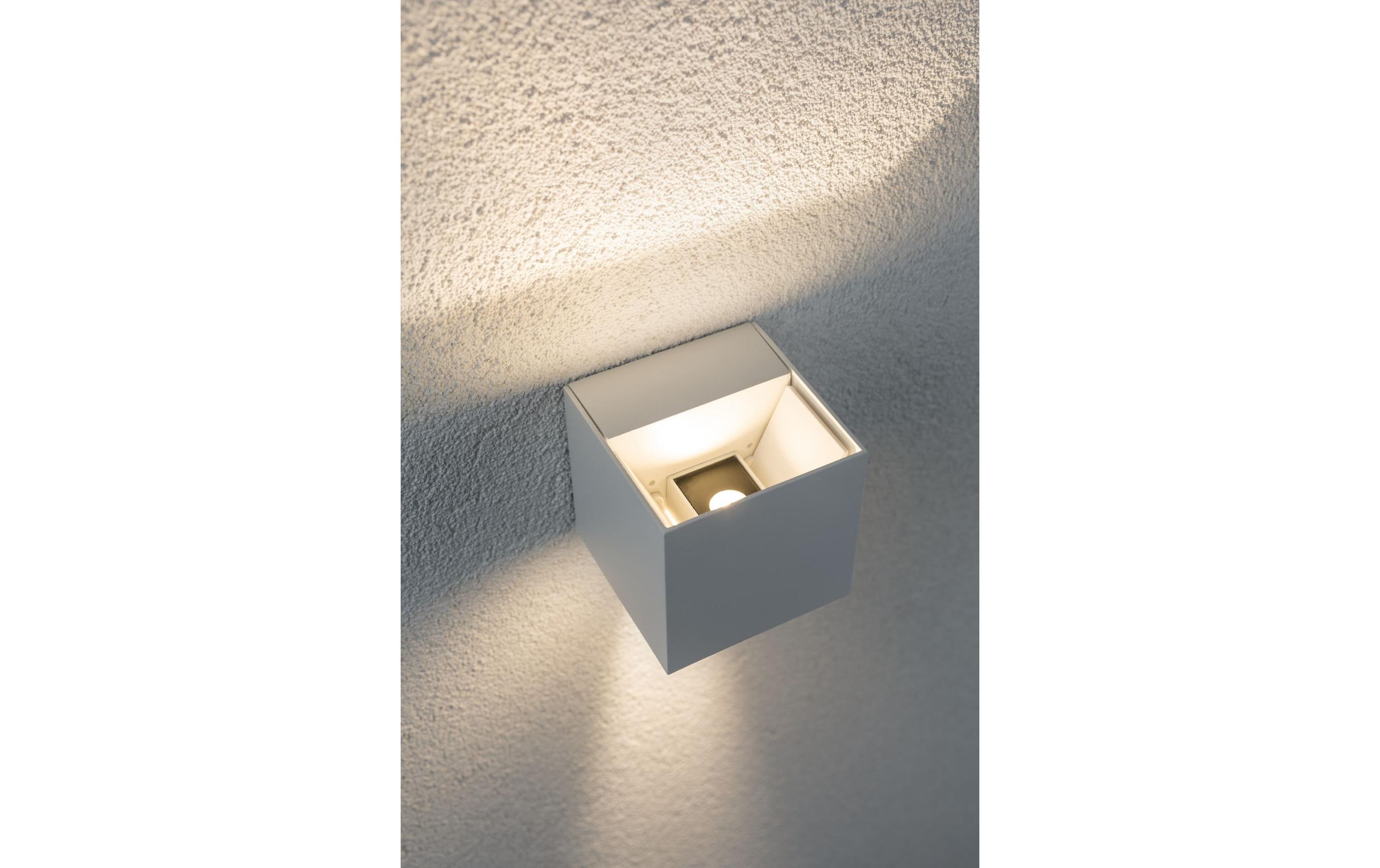 Paulmann Wandleuchte Cybo 8 x 8 cm, 2 x 3 W, 2700 K, Weiss