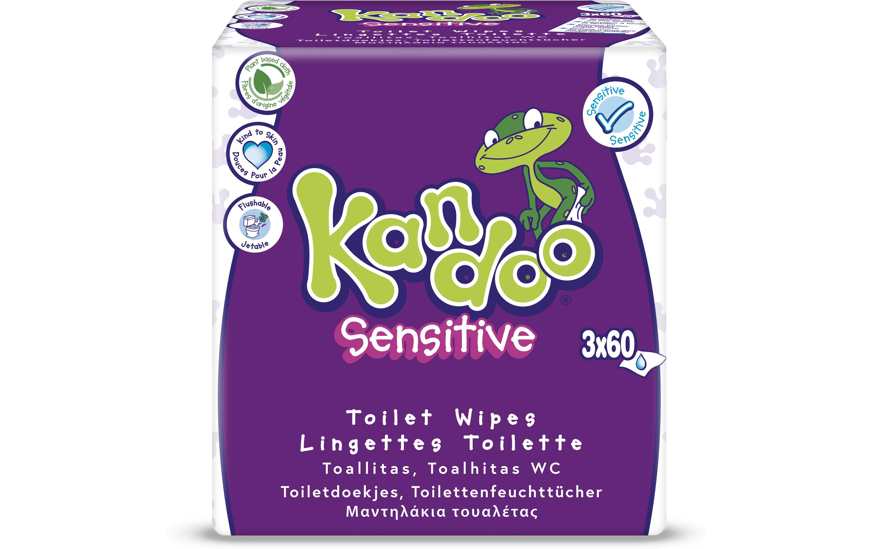 Kandoo Feuchttücher Sensitive 3x 60 Stück