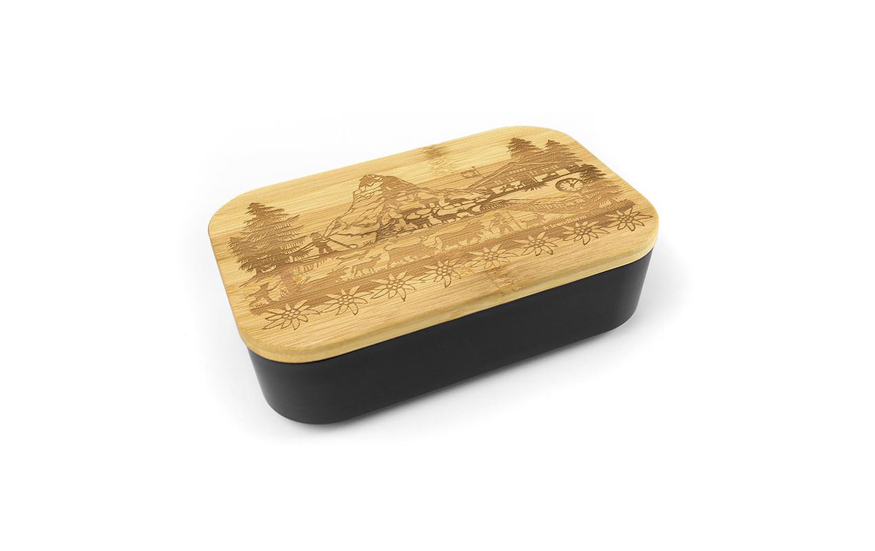 Trendform Lunchbox Swiss Tradition Schwarz