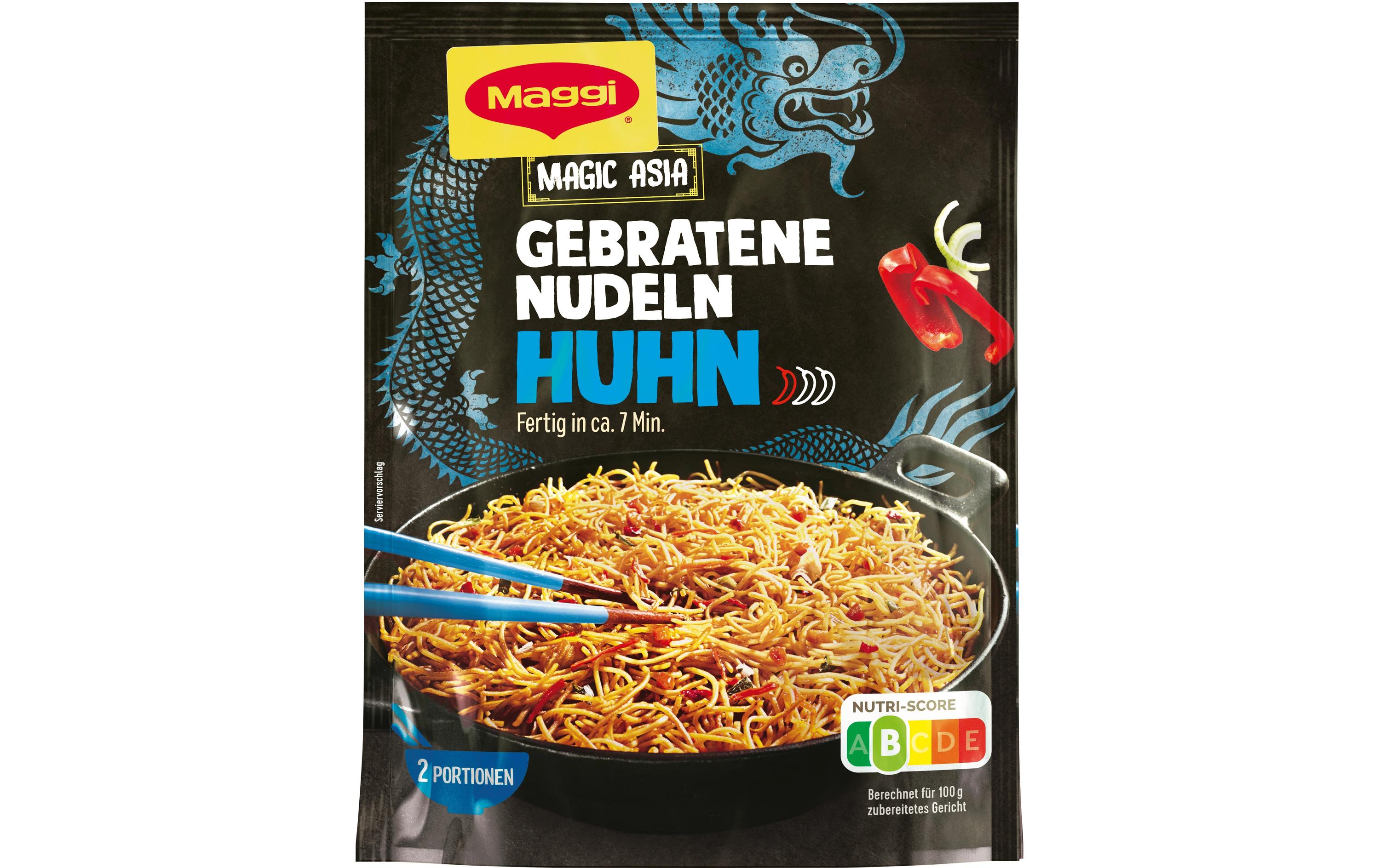 Maggi Fertiggericht Gebratene Nudeln Huhn 121 g