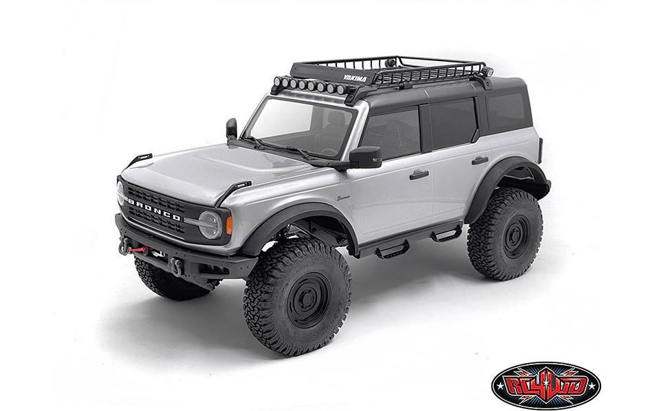 RC4WD Stahlrohr-Dachträger mit Dachreling TRX-4 21 Bronco, Schwarz