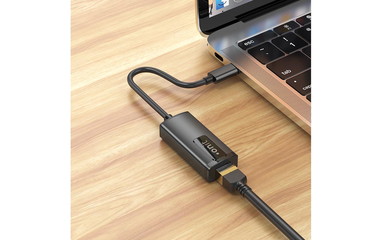 onit Netzwerk-Adapter USB-C – RJ45 Gigabit-LAN