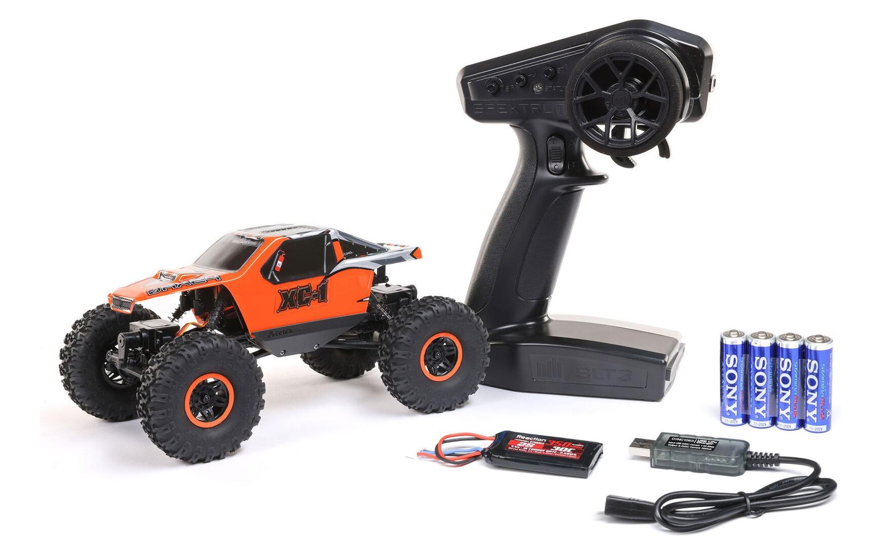 Axial Rock Crawler AX24 XC-1 4WS, Orange, RTR, 1:24