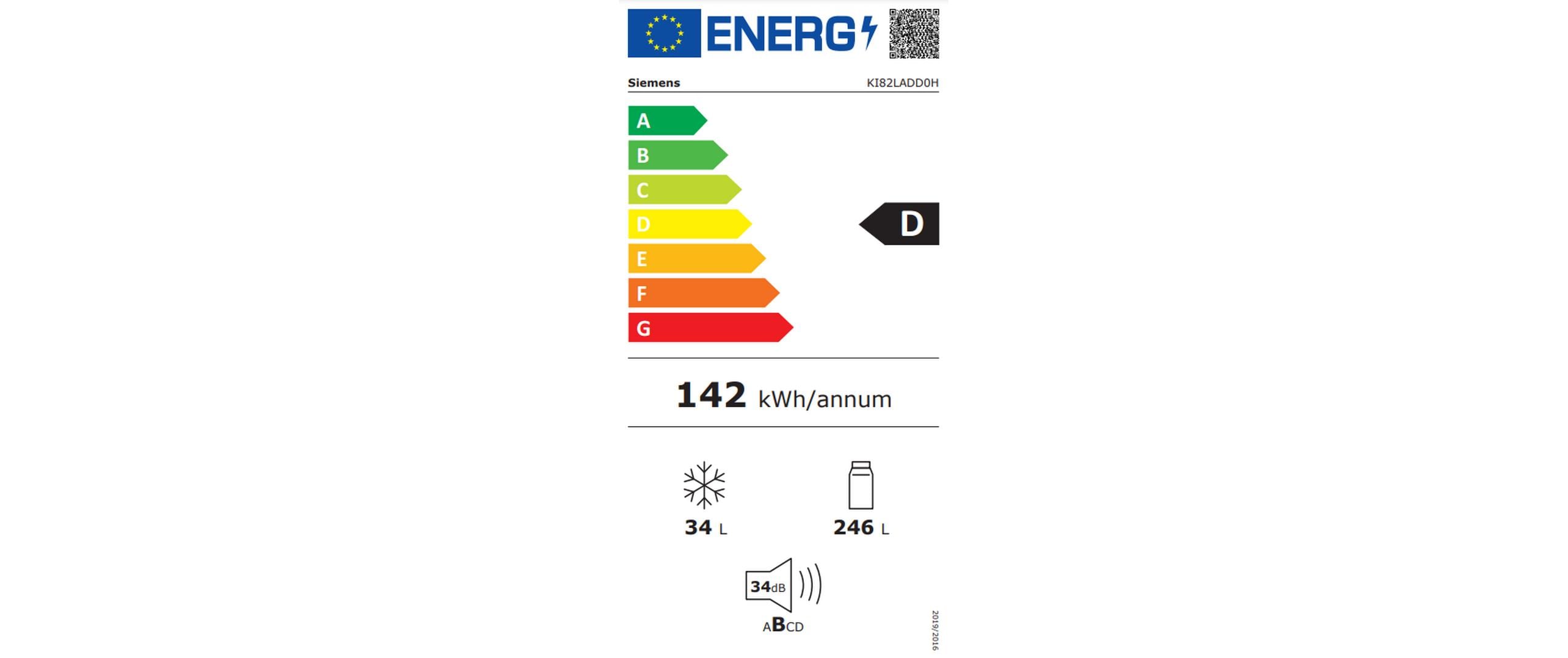 Siemens Einbau-Kühl-Gefrierkombination KI82LADD0H Rechts/Wechselbar