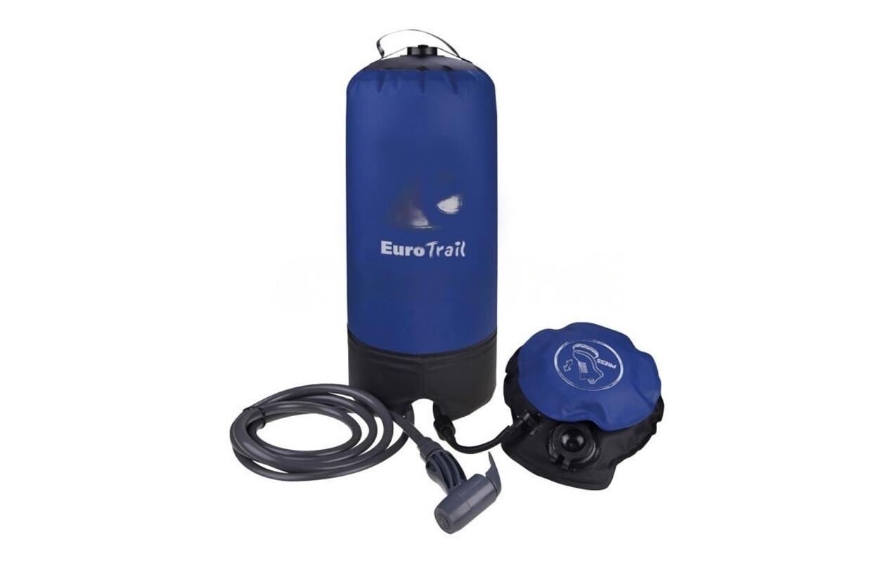 Eurotrail Outdoor Dusche Druckdusche mit Fusspumpe