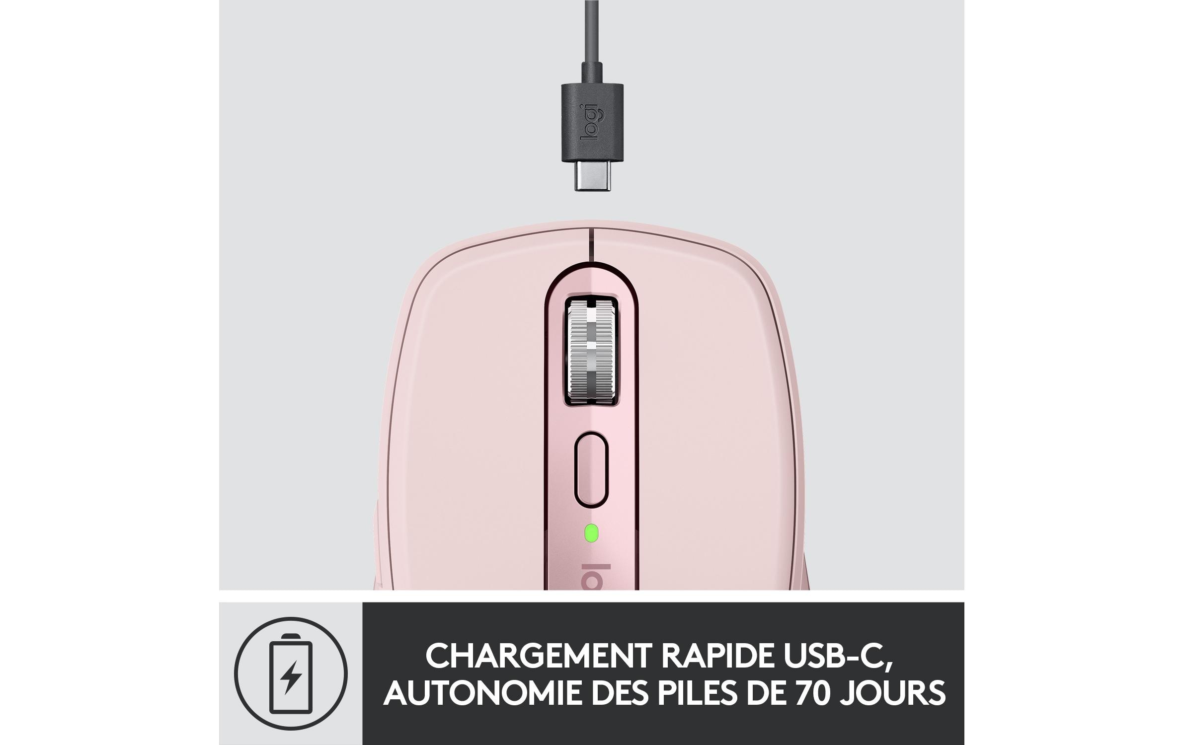 Logitech Mobile Maus MX Anywhere 3 Rose