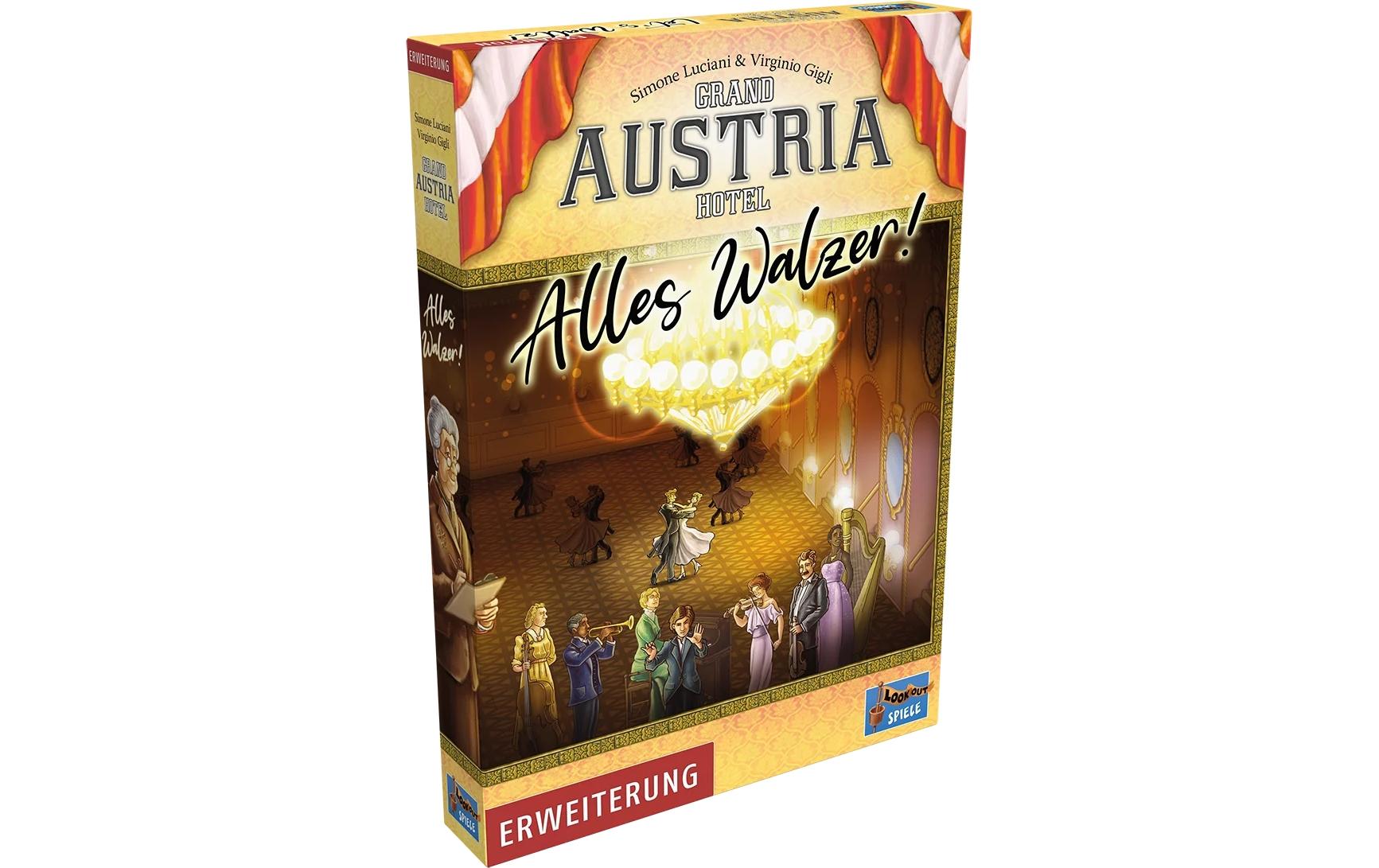 Lookout Spiele Kennerspiel Grand Austria Hotel – Alles Walzer