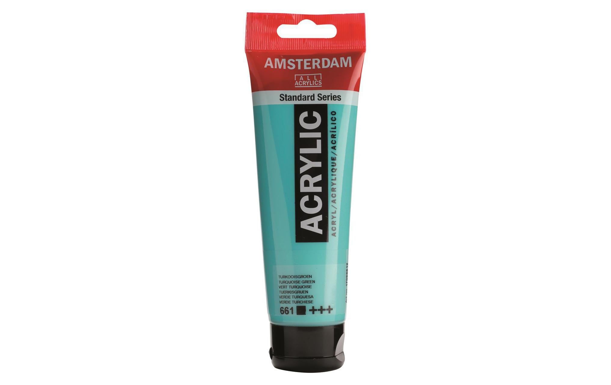 Amsterdam Acrylfarbe Standard 661 Türkisgrün deckend, 120 ml