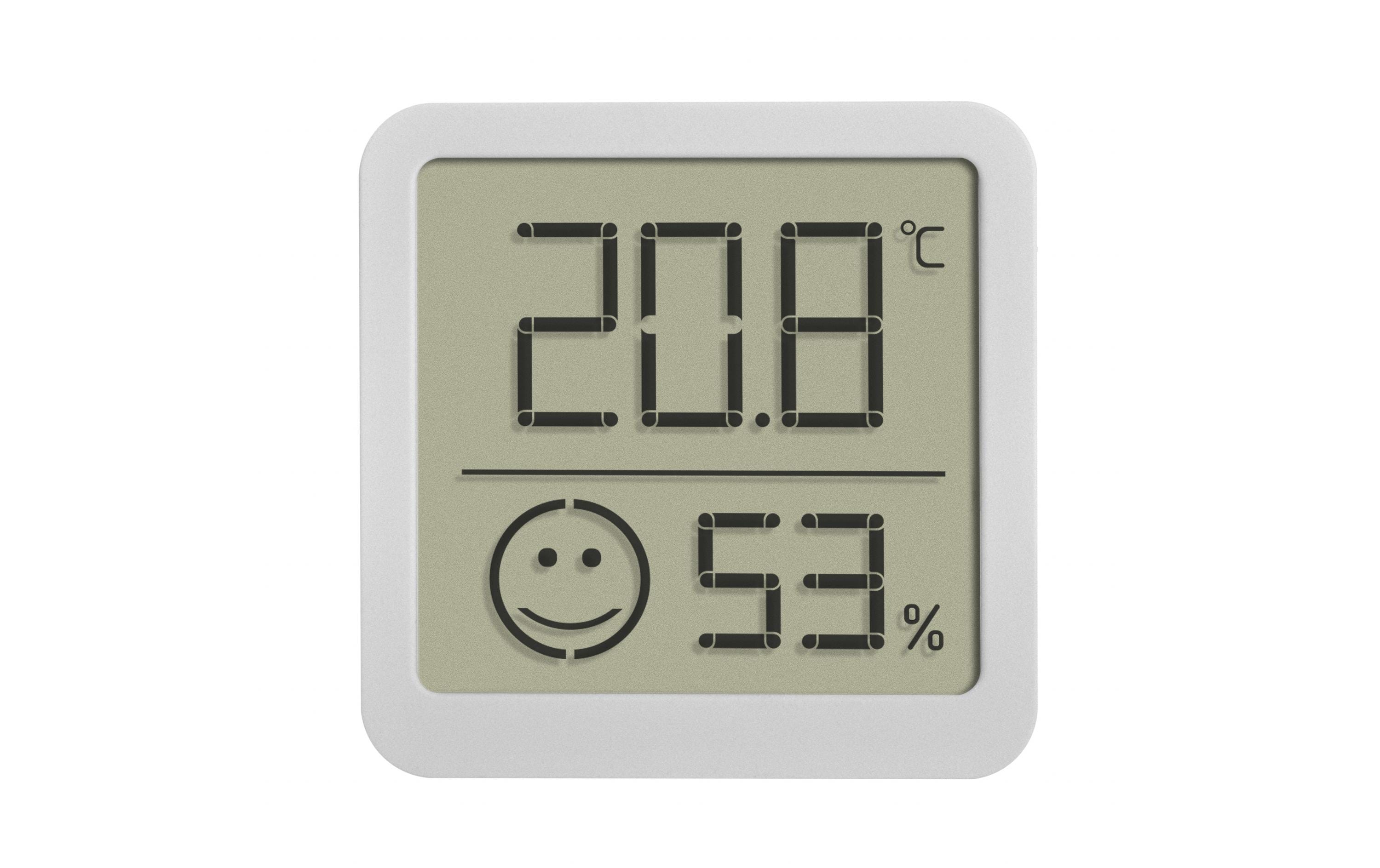 TFA Dostmann Thermo-/Hygrometer Digital, Weiss