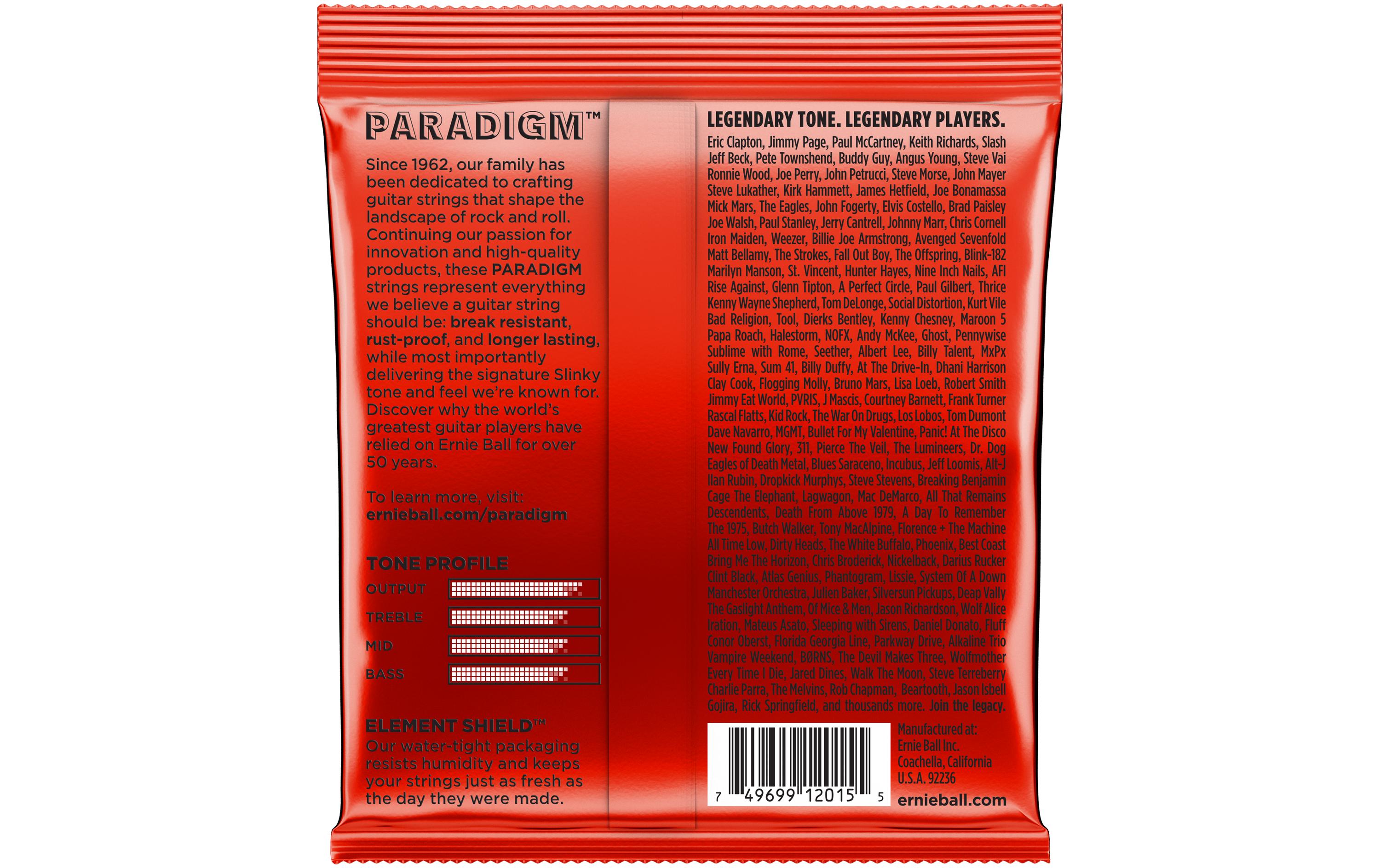 Ernie Ball Gitarrensaiten 2015 Paradigm Slinky – SHTB 10 - 52