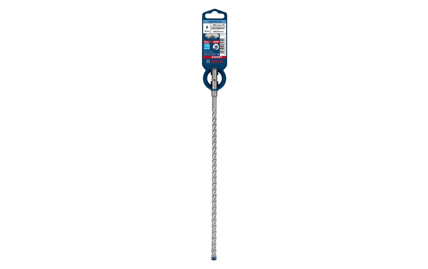 Bosch Professional Hammerbohrer EXPERT SDS plus-7X, 8 x 250 x 315 mm