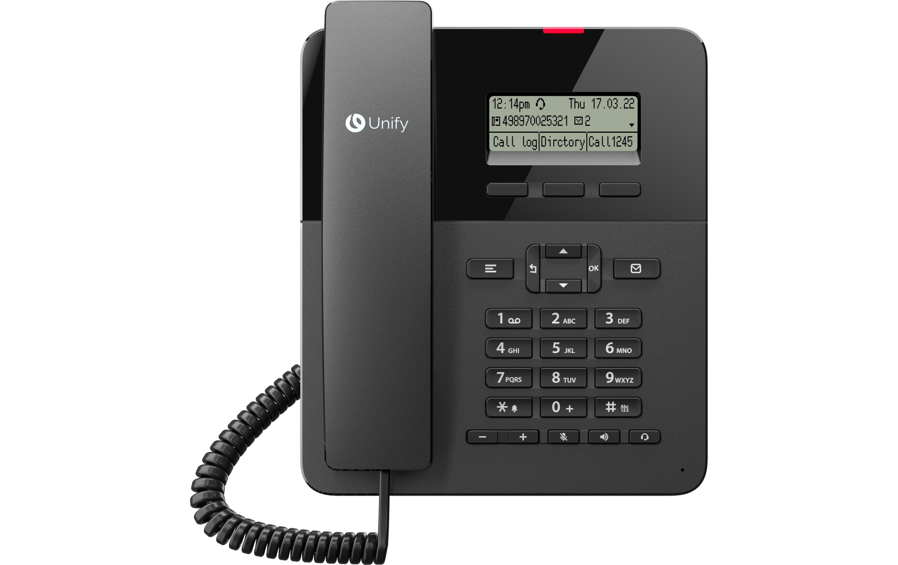 UNIFY SIP Tischtelefon OpenScape CP110 Schwarz