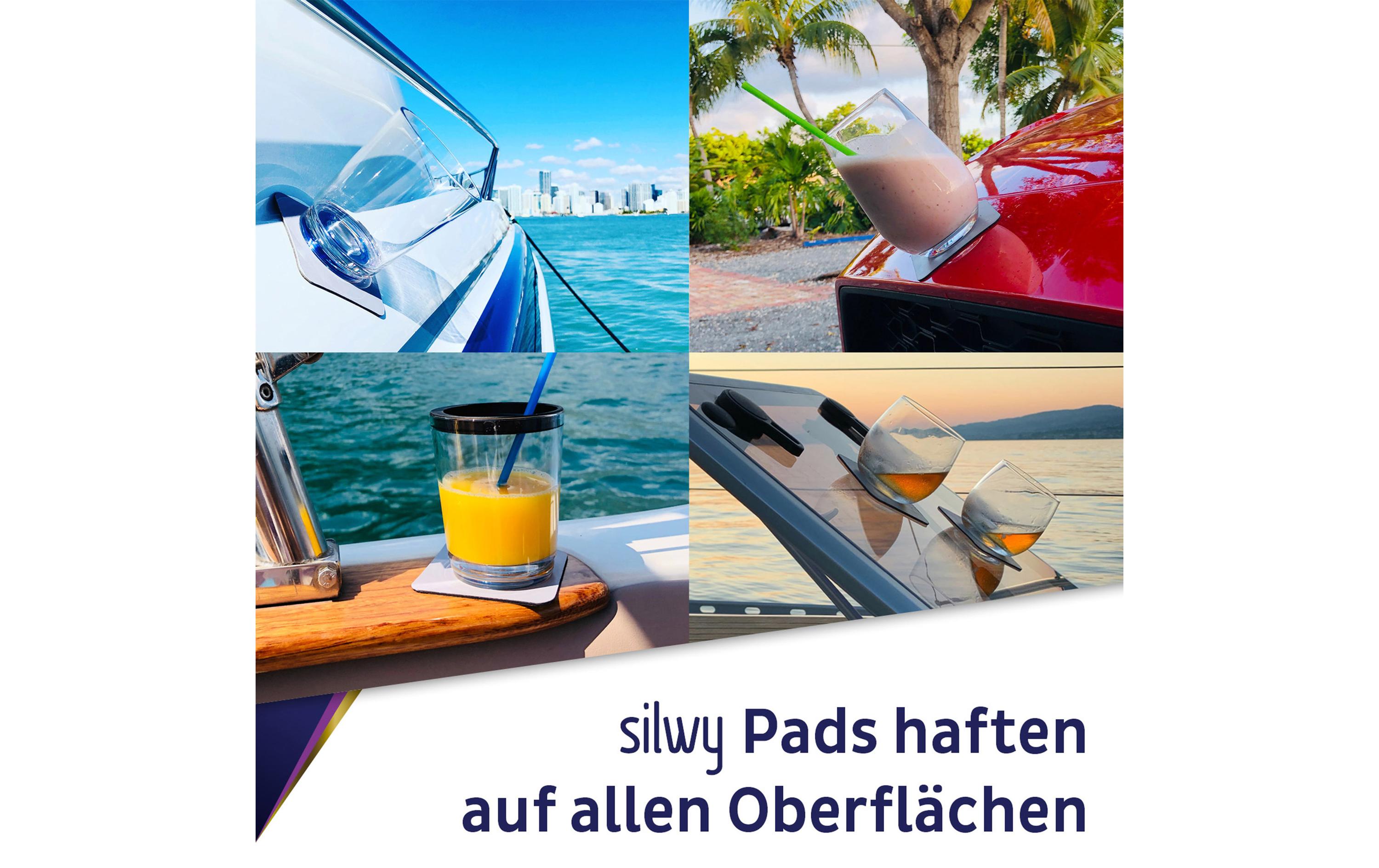 Silwy Outdoor-Longdrinkglas Hightech-Kunststoffgläser 2er-Set