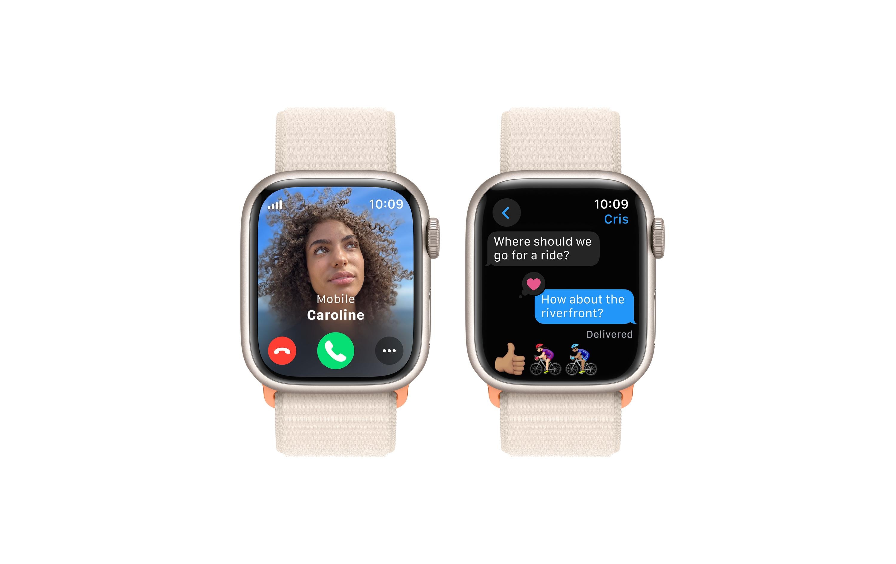 Apple Watch Series 9 41 mm LTE Alu Polarstern Loop