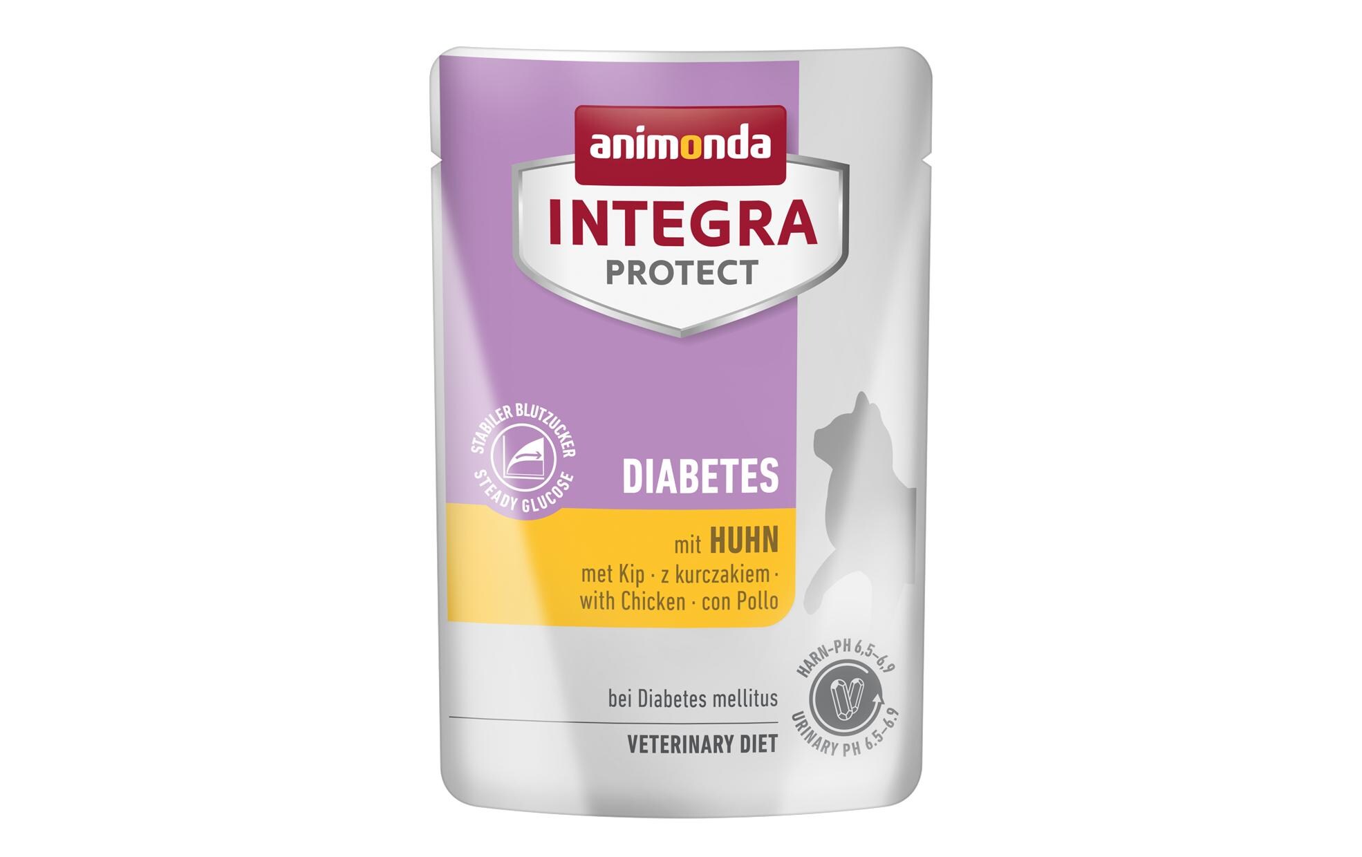 Animonda Integra Protect Nassfutter Diabetes Huhn, 24 x 85g