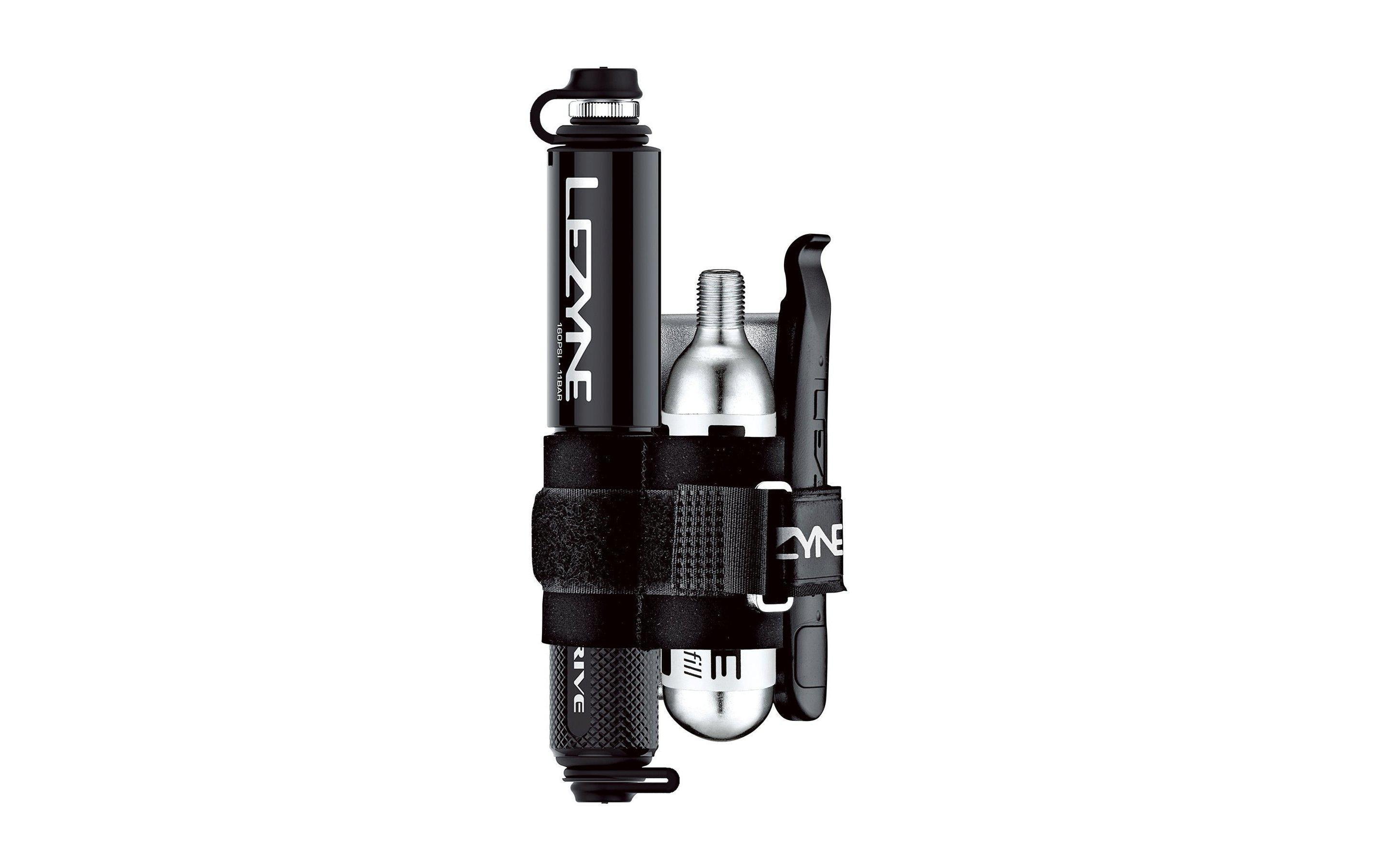 Lezyne Minipumpe Pocket Drive Loaded Black mit Lever Kit