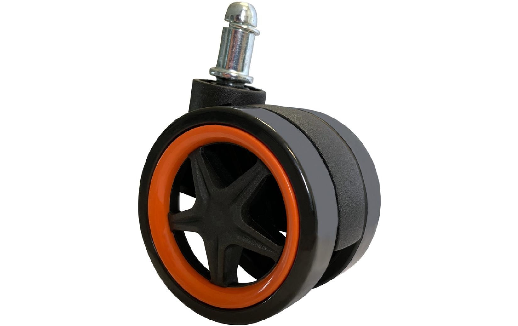 LC-Power Rollen LC-CASTERS-DRIFT 5er Set Orange