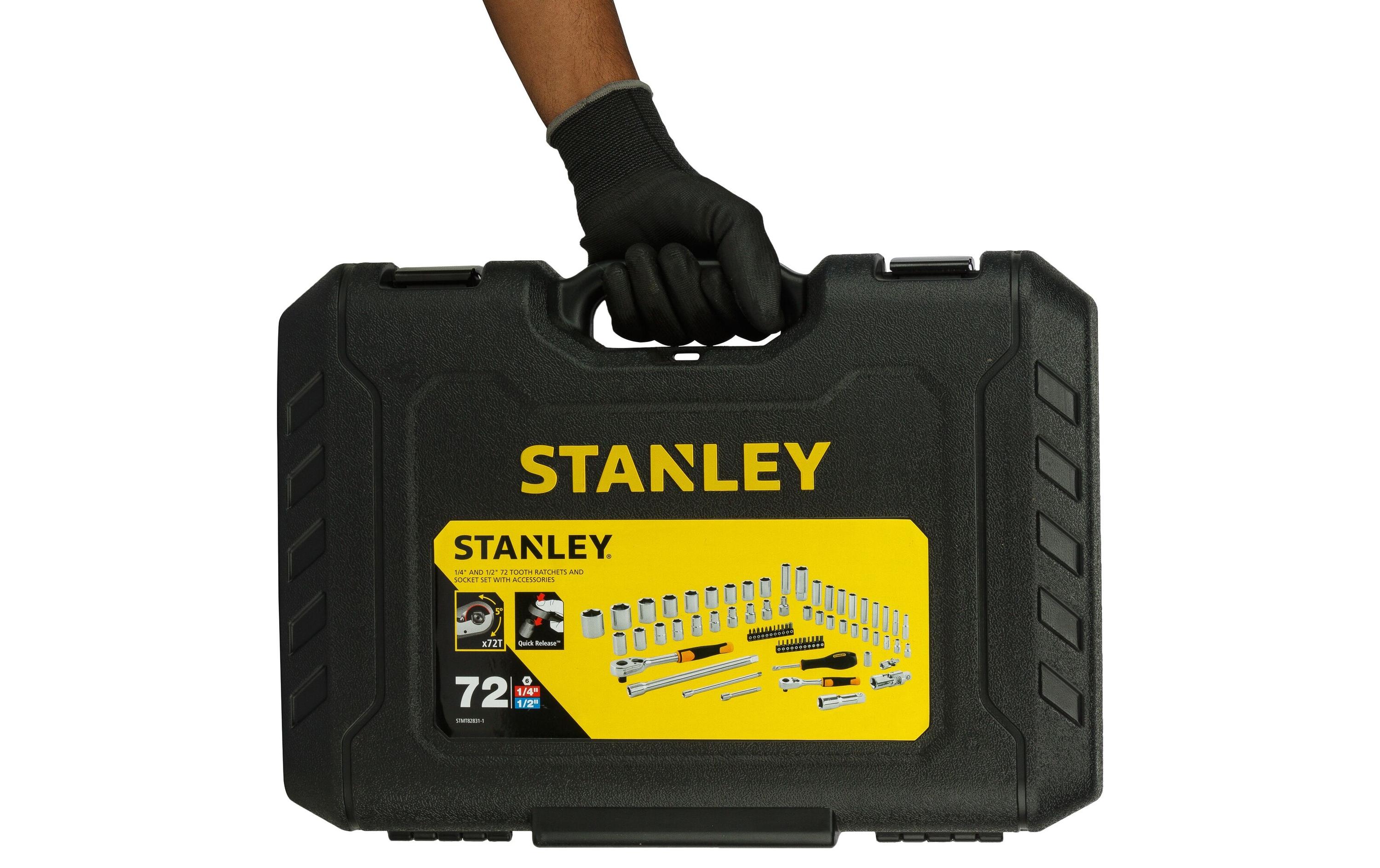 Stanley Fatmax Steckschlüssel-Set 1/2 + 1/4, 72-teilig